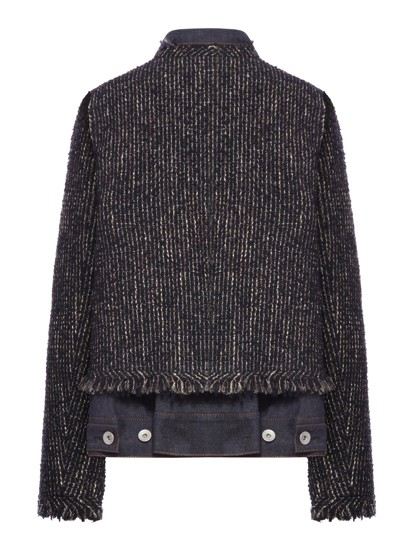 TWEED AND DENIM BLOUSON - Image 2