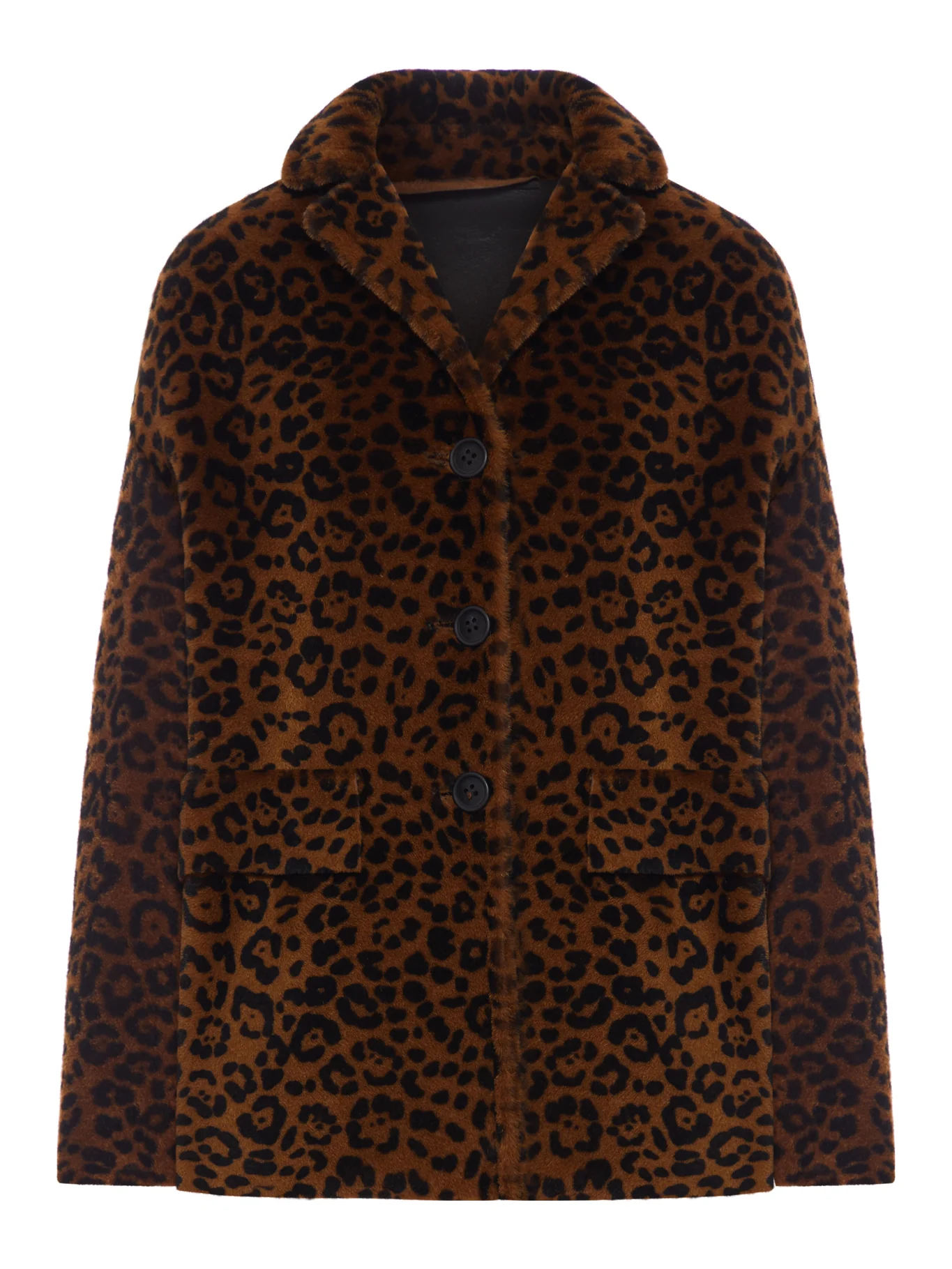 LEOPARD SHEARLING JACKET