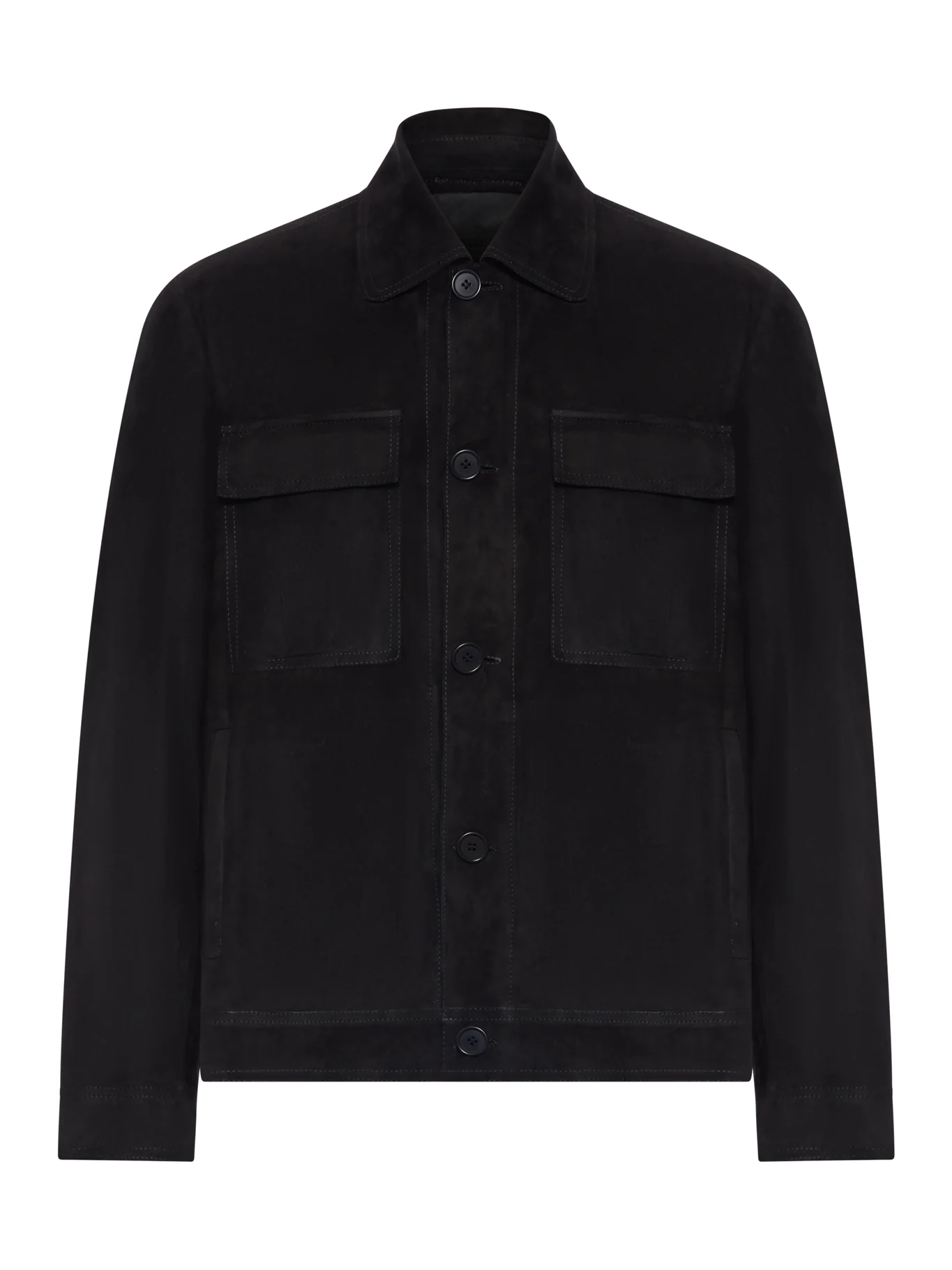 SHORT WORKWEAR LEATHER JACKET
