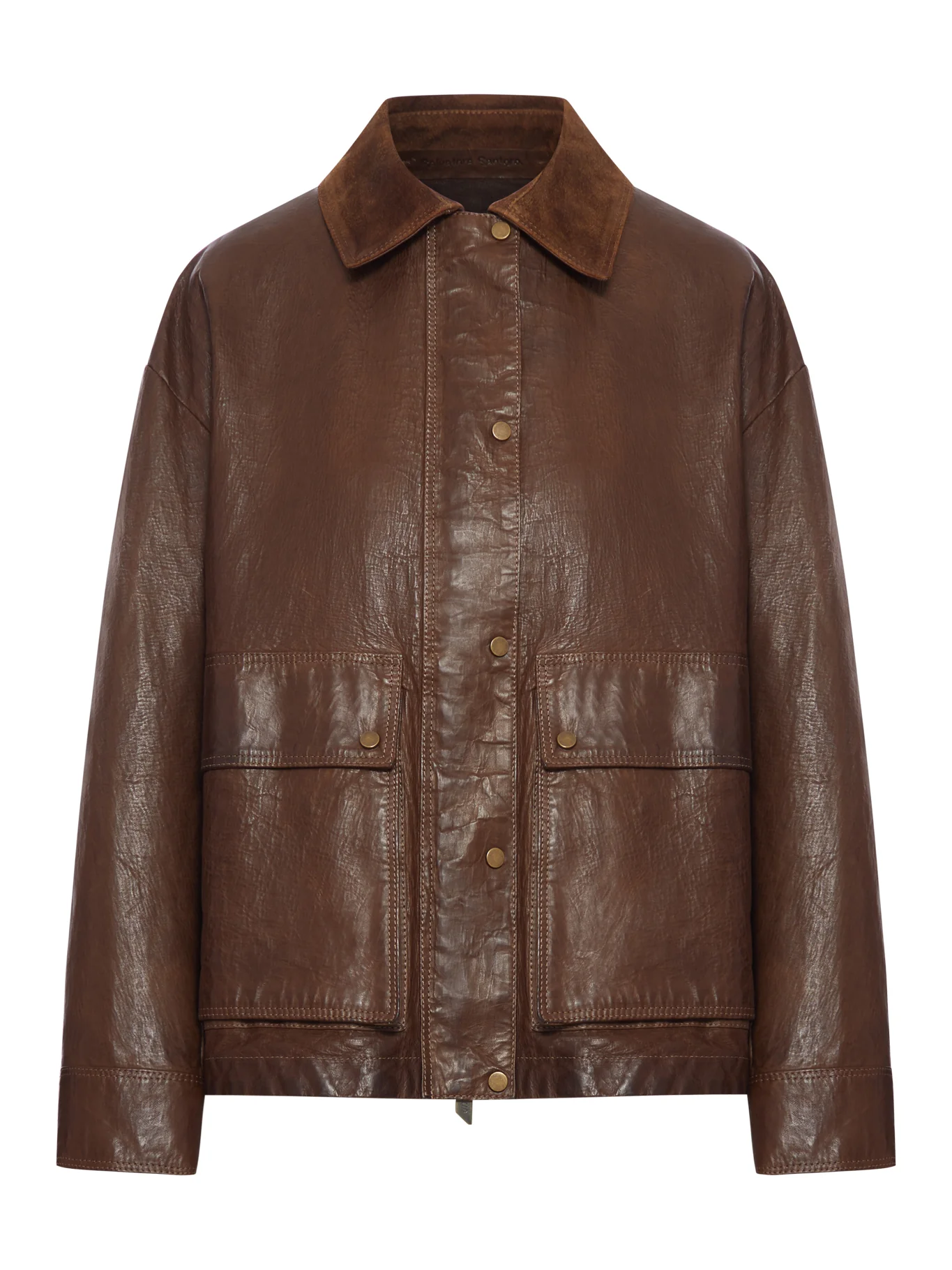 WAXED LEATHER WORK JACKET