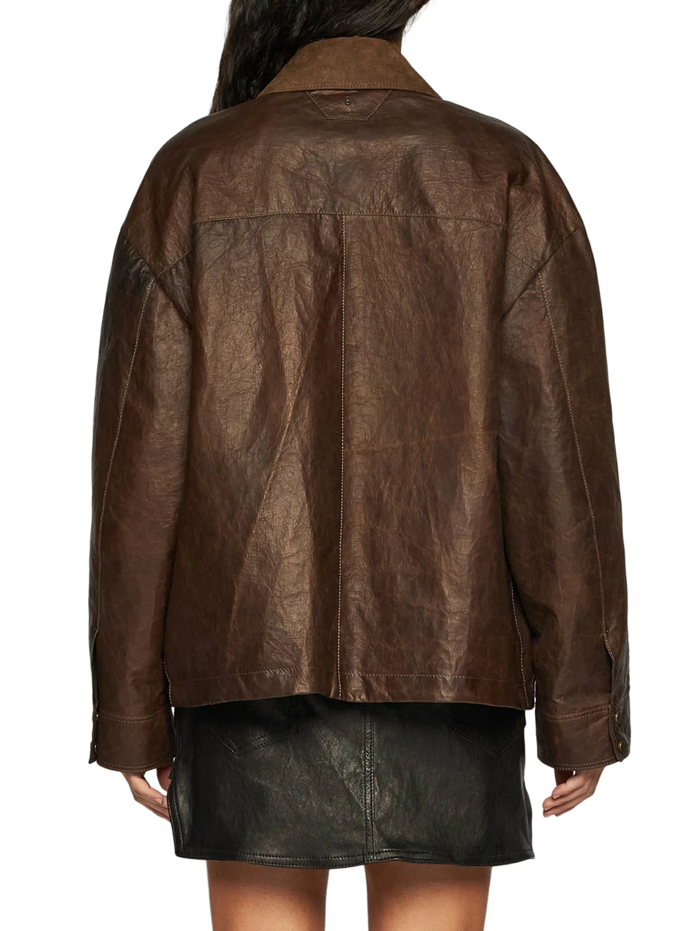 WAXED LEATHER WORK JACKET - Image 4