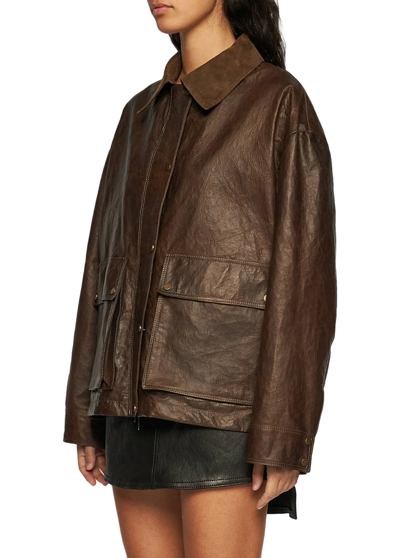 WAXED LEATHER WORK JACKET - Image 5