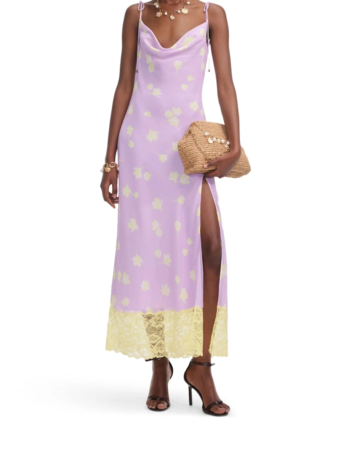 FLORAL MIDI DRESS - Image 2