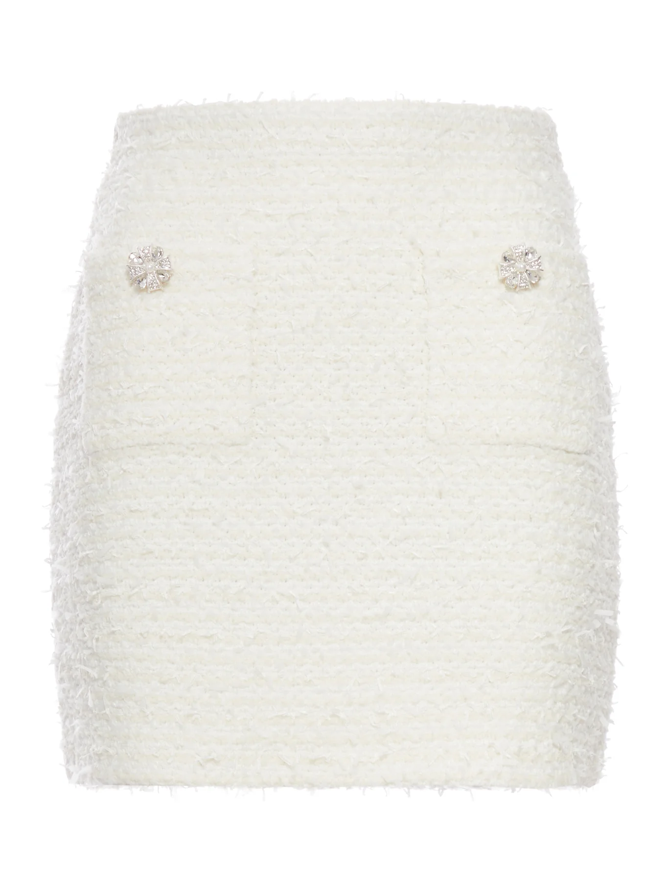 TEXTURED KNIT MINI SKIRT