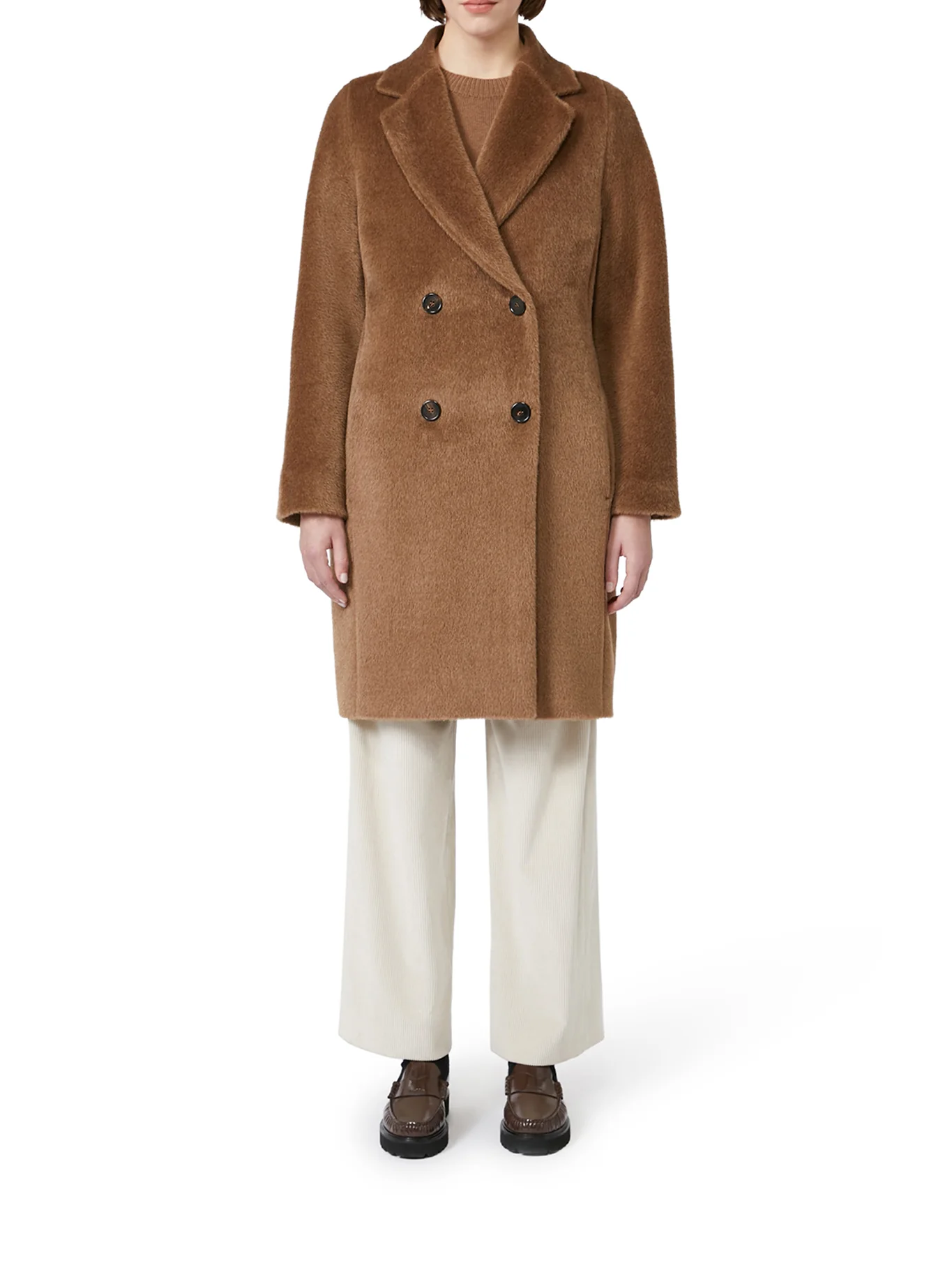 MIDI COAT IN WOOL AND ALPACA - Image 2