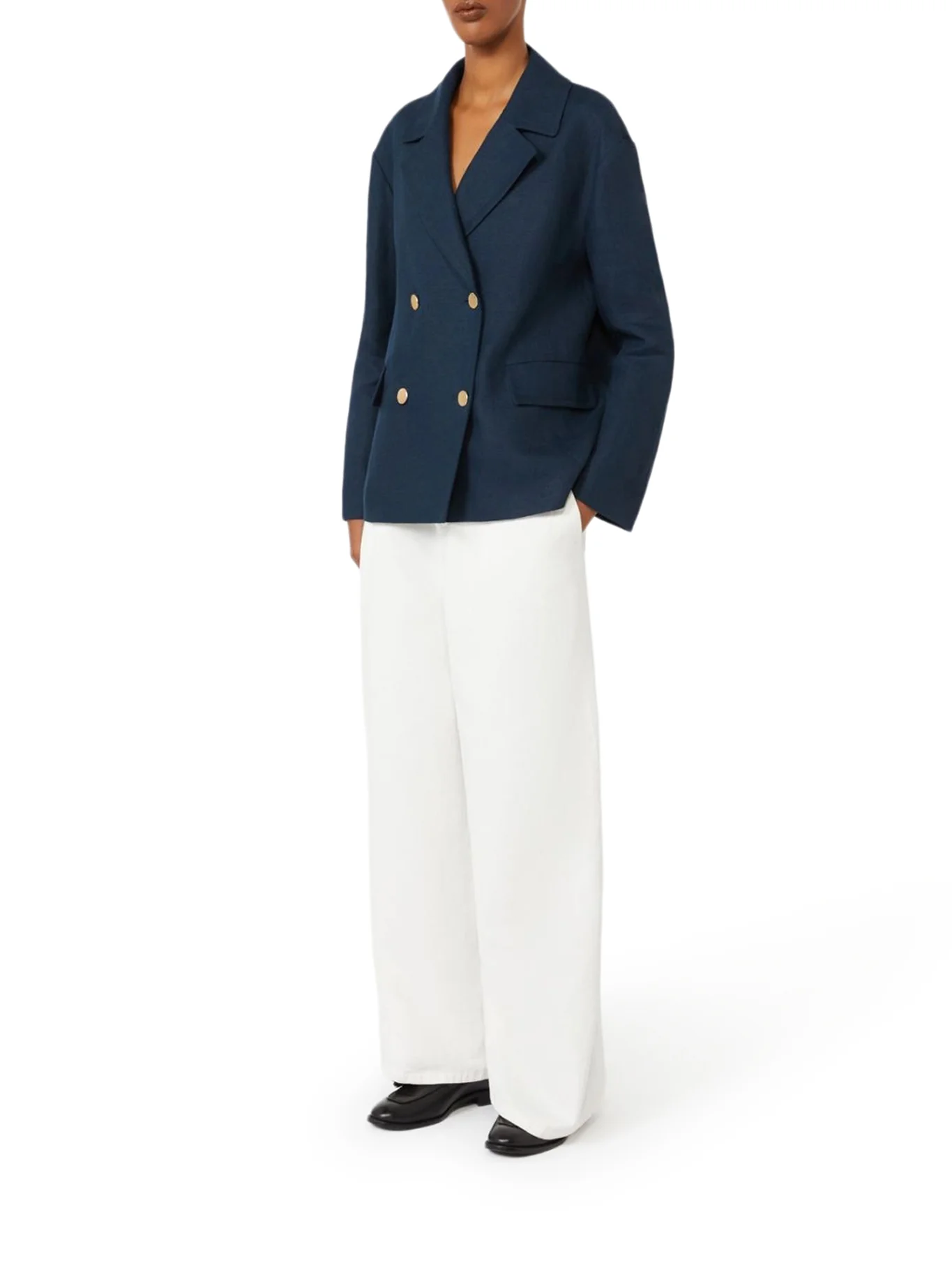 WIDE COTTON AND LINEN TROUSERS - Image 2