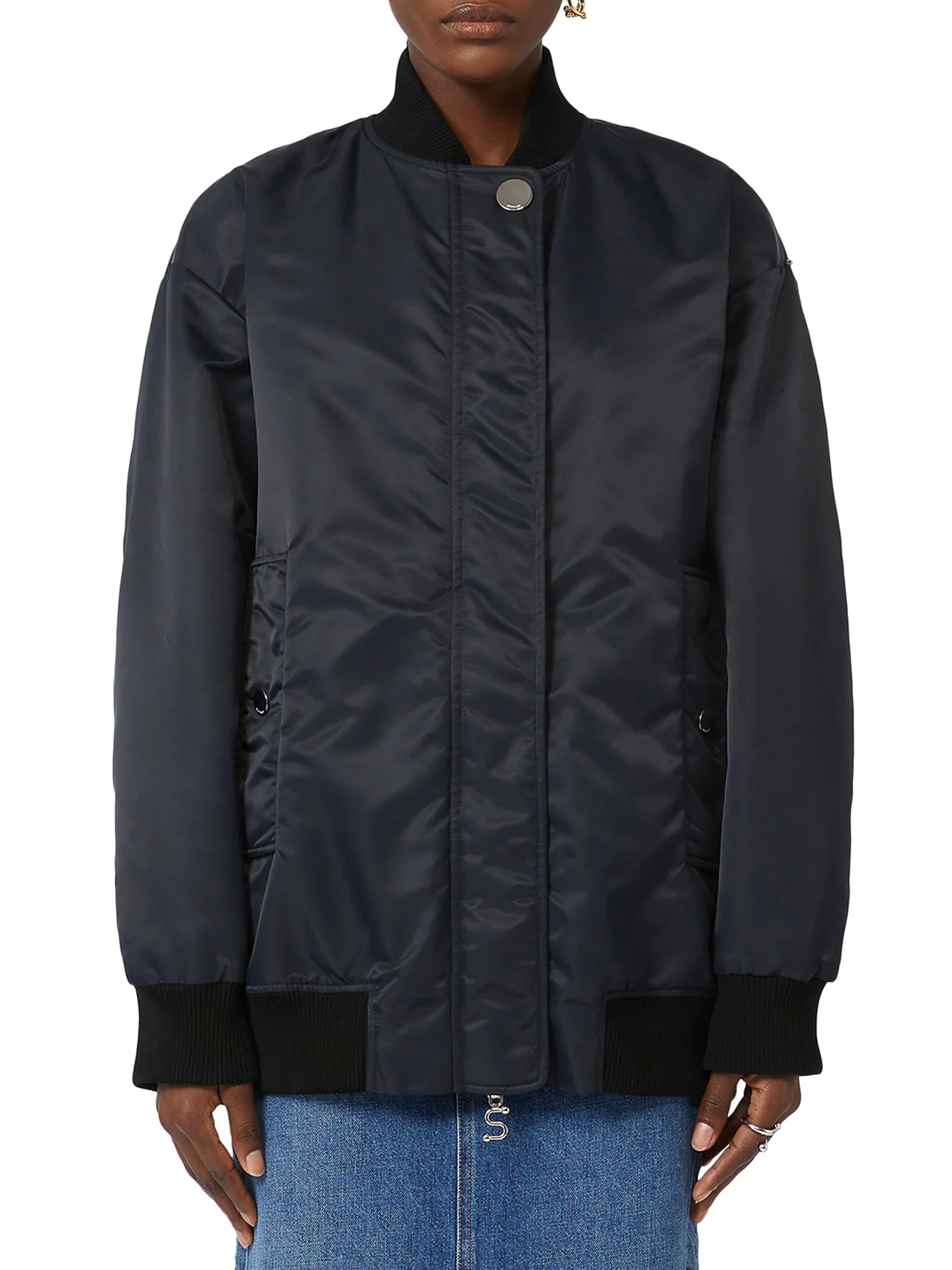 OVERSIZED TWILL BOMBER - Image 3