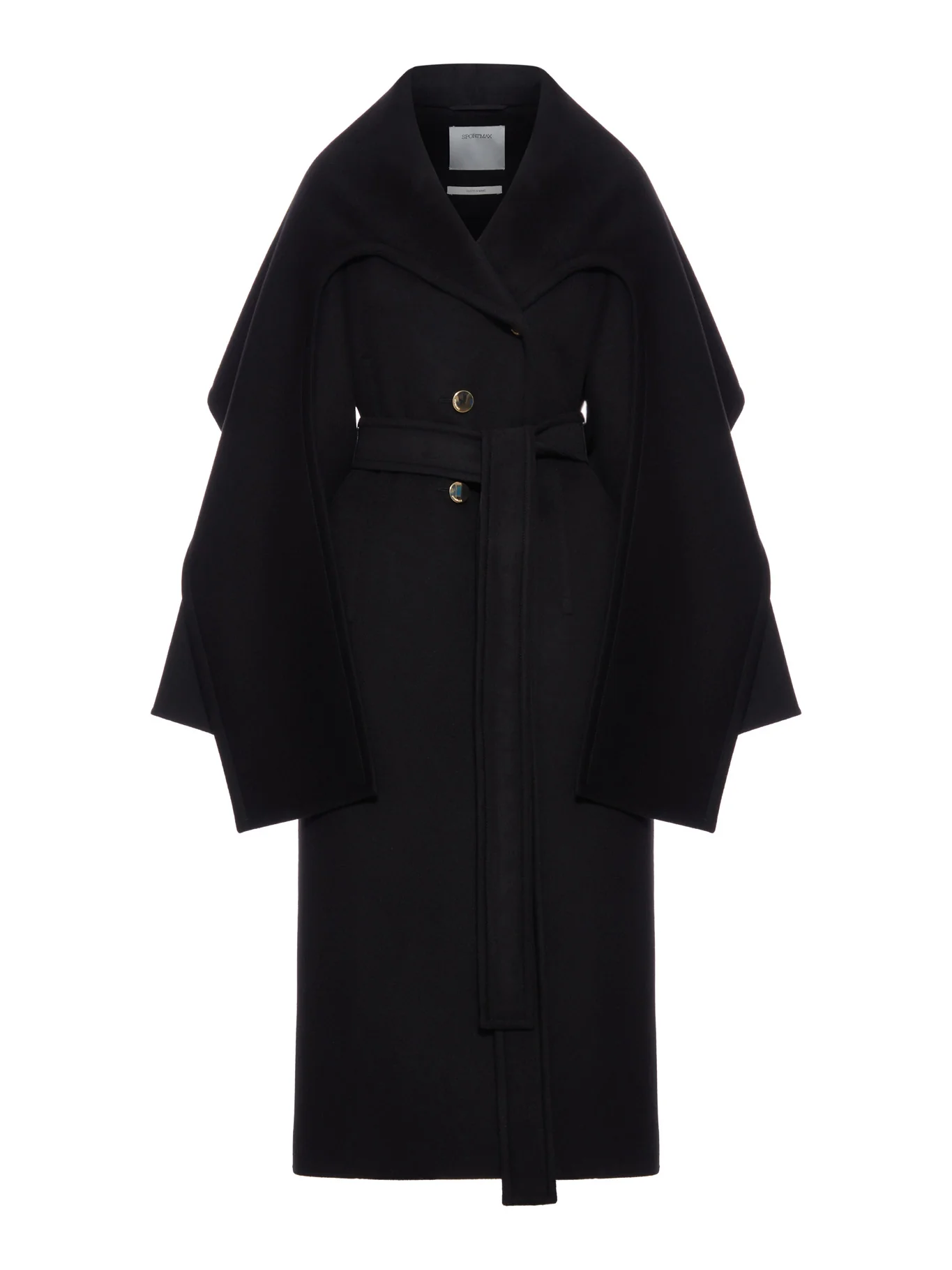 COAT WITH SCARF COLLAR
