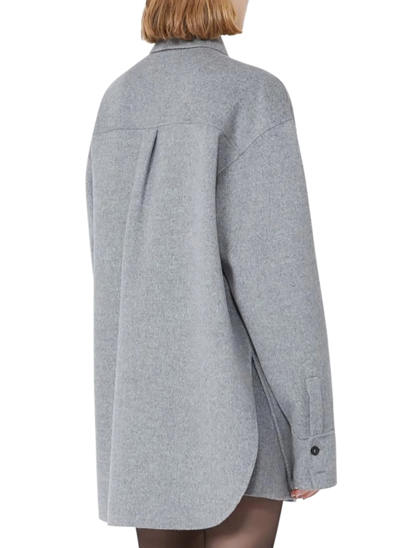 OVERSIZED RIBER WOOL SHIRT - Image 3