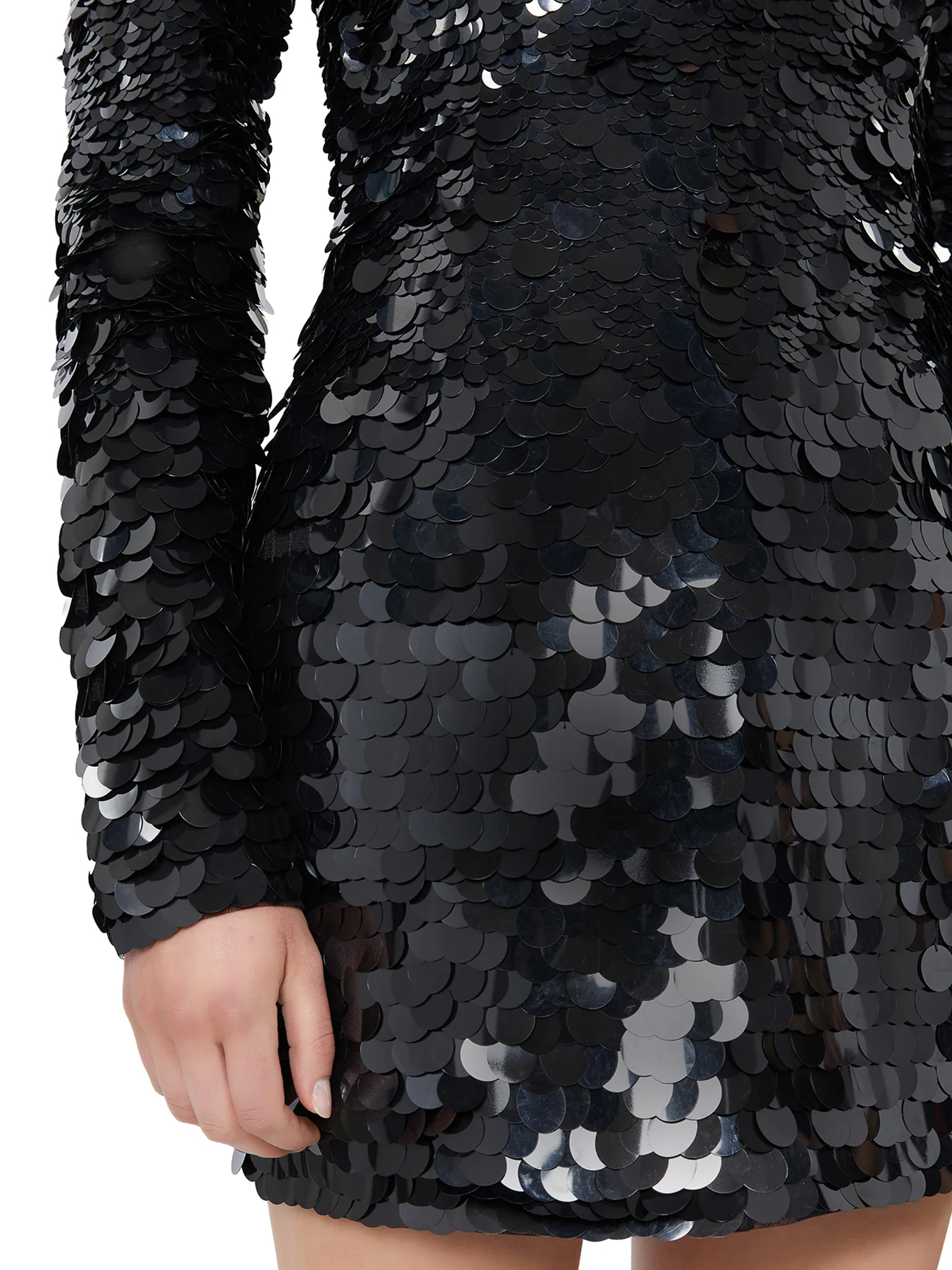 SHORT DRESS WITH SEQUINS - Image 5
