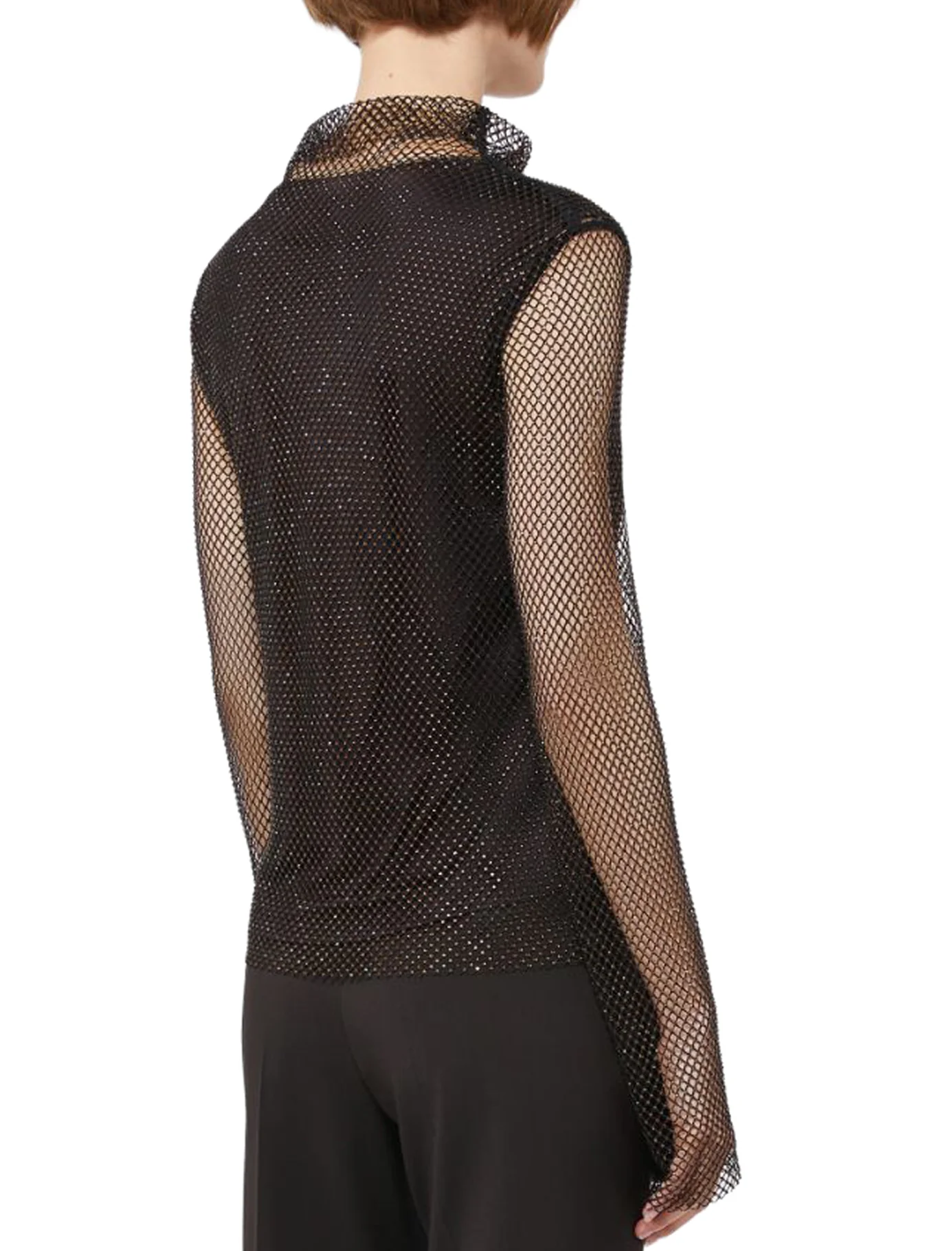 RHINESTONE MESH T-SHIRT - Image 4