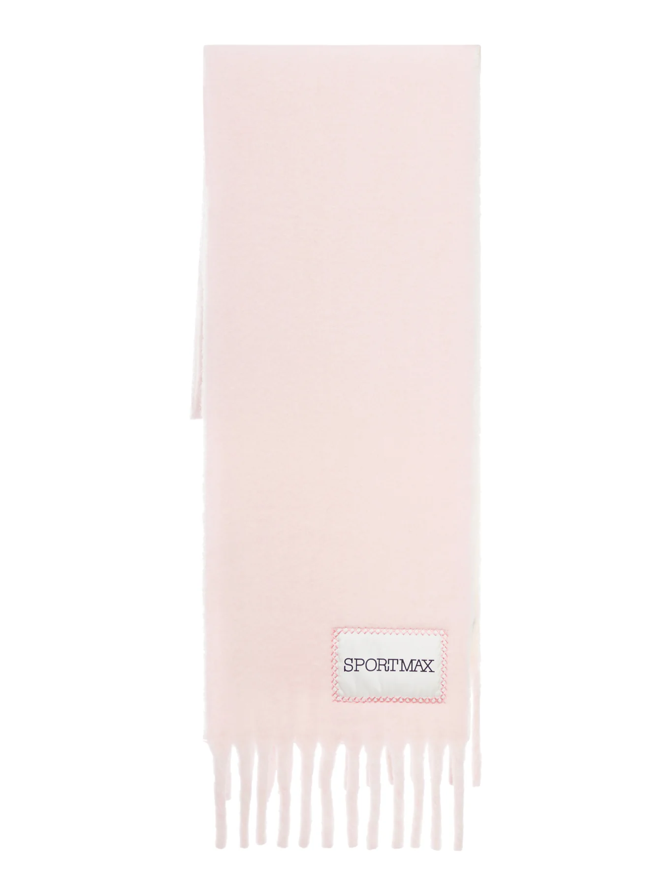 TWO-TONE SCARF WITH FRINGES