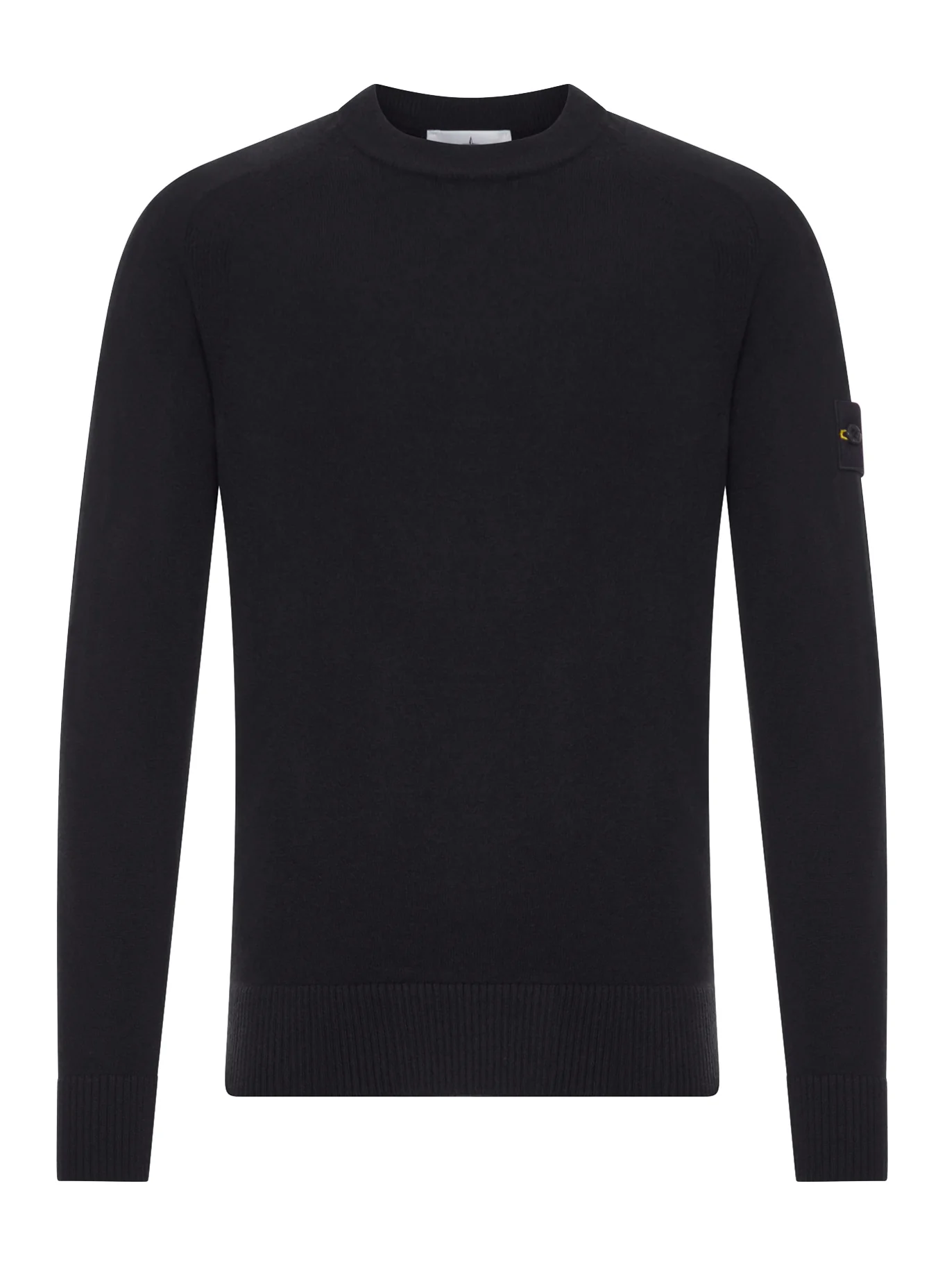 COMPASS LOGO CREW NECK WOOL SWEATER
