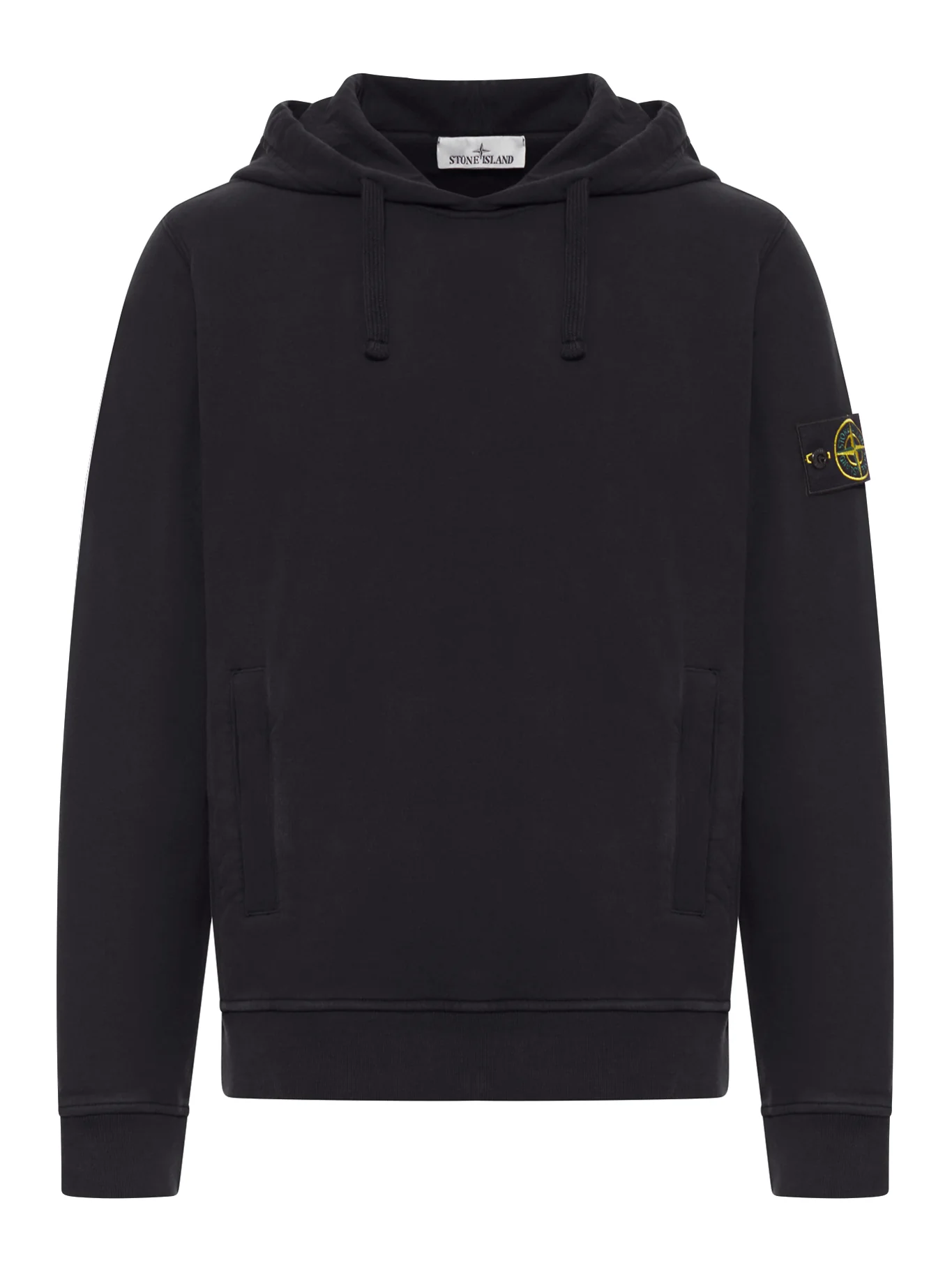 COTTON HOODIE WITH COMPASS LOGO