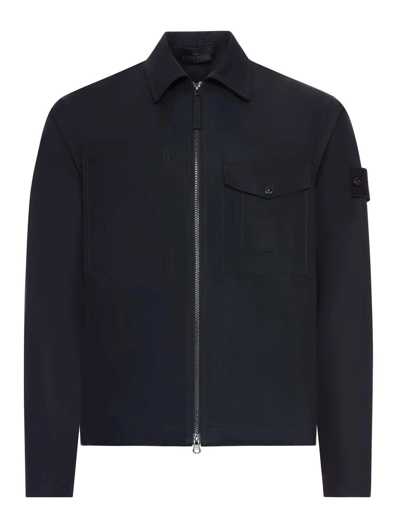 COTTON OVERSHIRT WITH PATCH POCKET