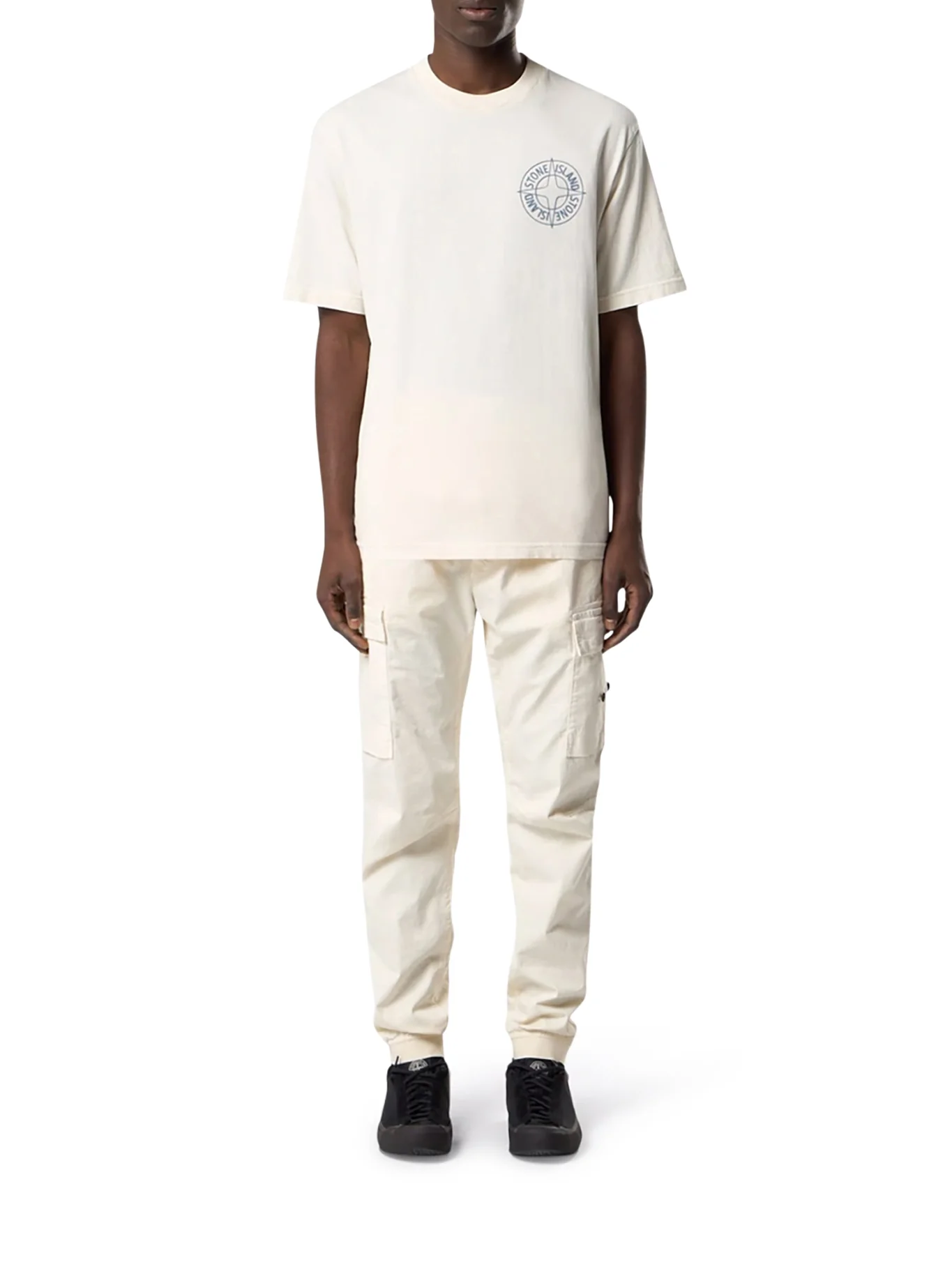CREW NECK COTTON T-SHIRT WITH PRINT - Image 2