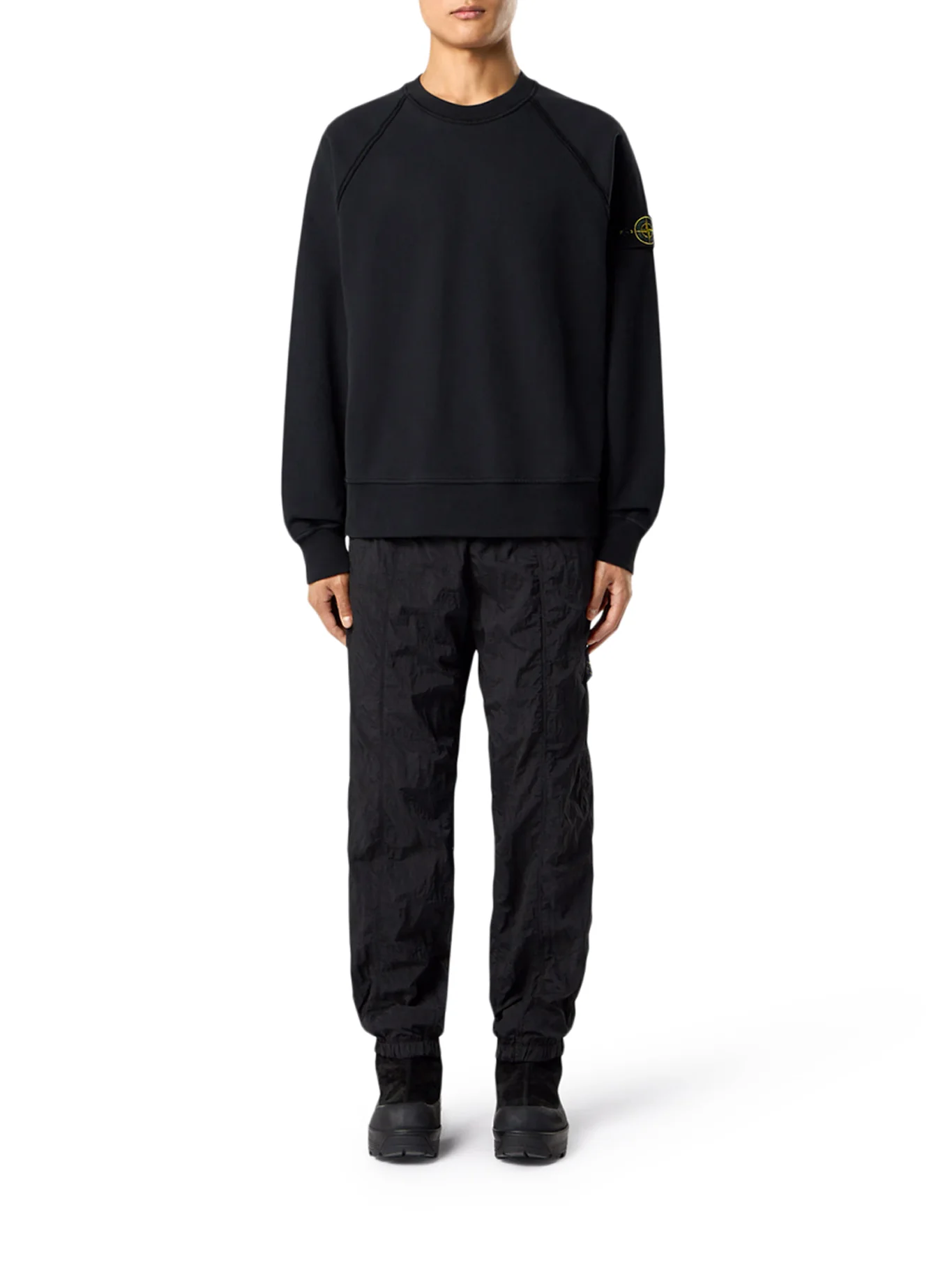 CREW NECK SWEATSHIRT IN ORGANIC BRUSHED COTTON - Image 2