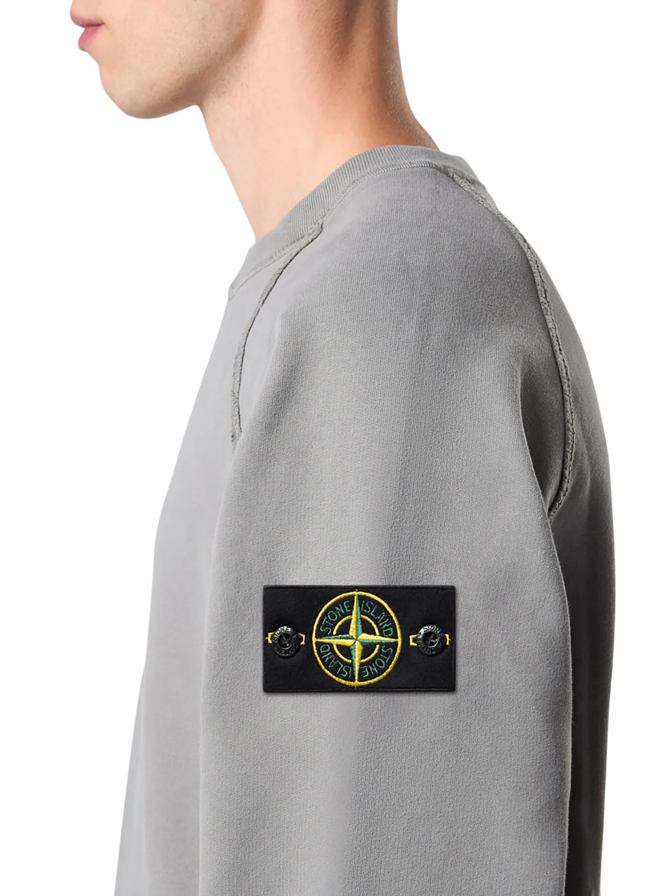 CREW NECK SWEATSHIRT IN ORGANIC BRUSHED COTTON - Image 4