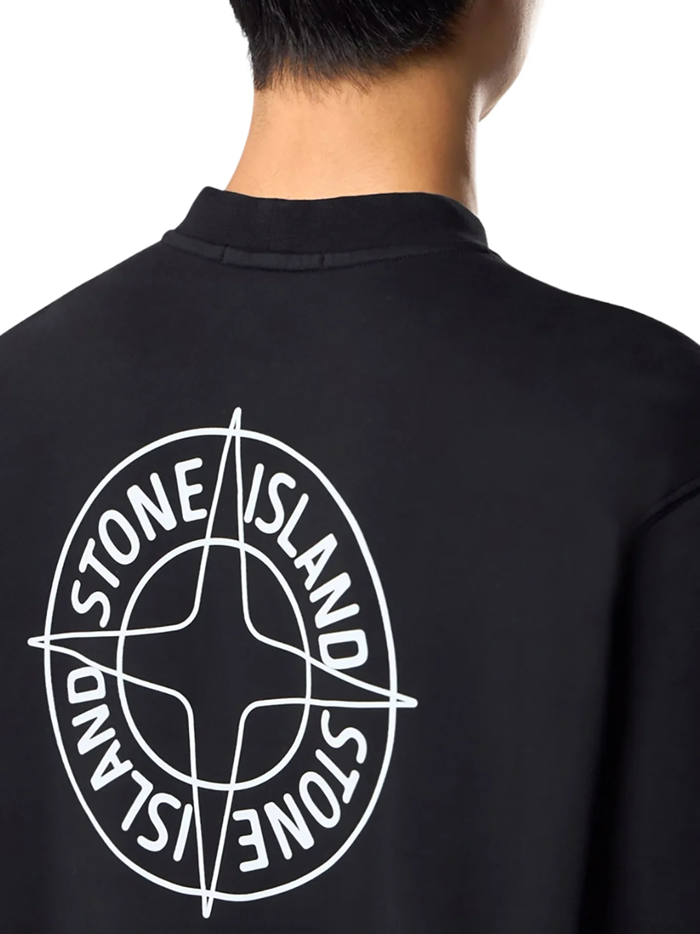 CREW NECK SWEATSHIRT WITH "OUTLINE COMPASS" PRINT - Image 5