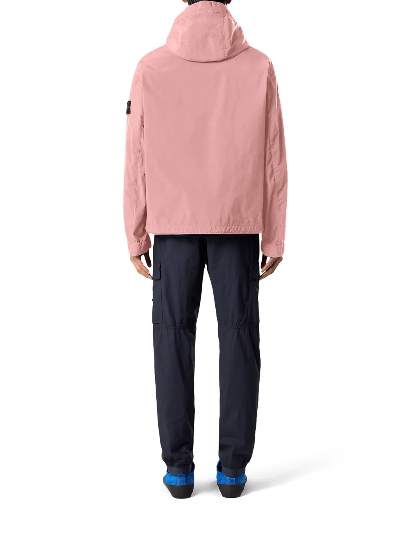 HOODED JACKET IN DROP-RESISTANT TECHNICAL FABRIC - Image 3
