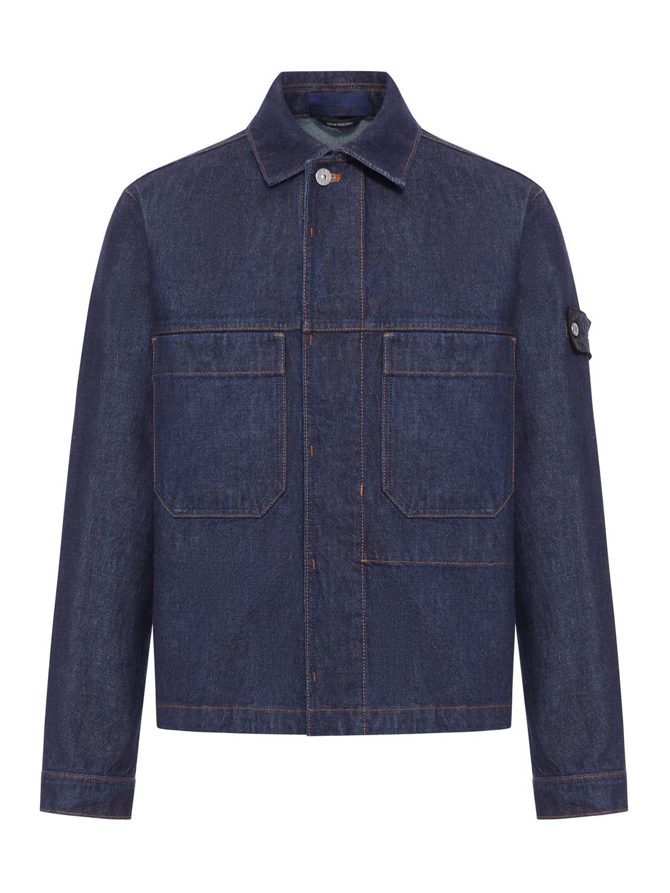 INDIGO DENIM-RINSED JACKET