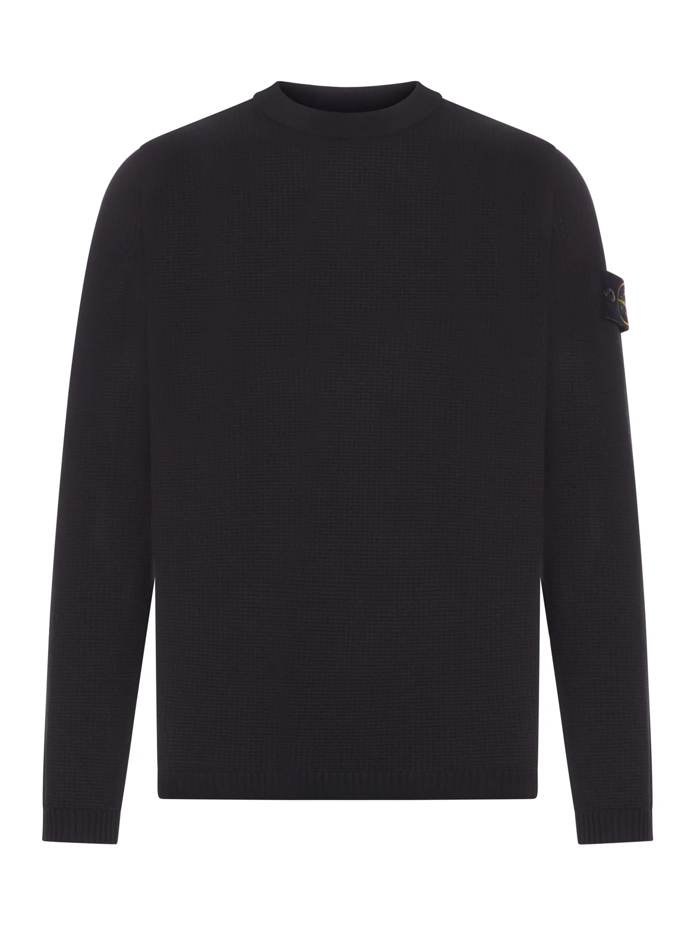 LOOSE FIT RIBBED CREW NECK SWEATER