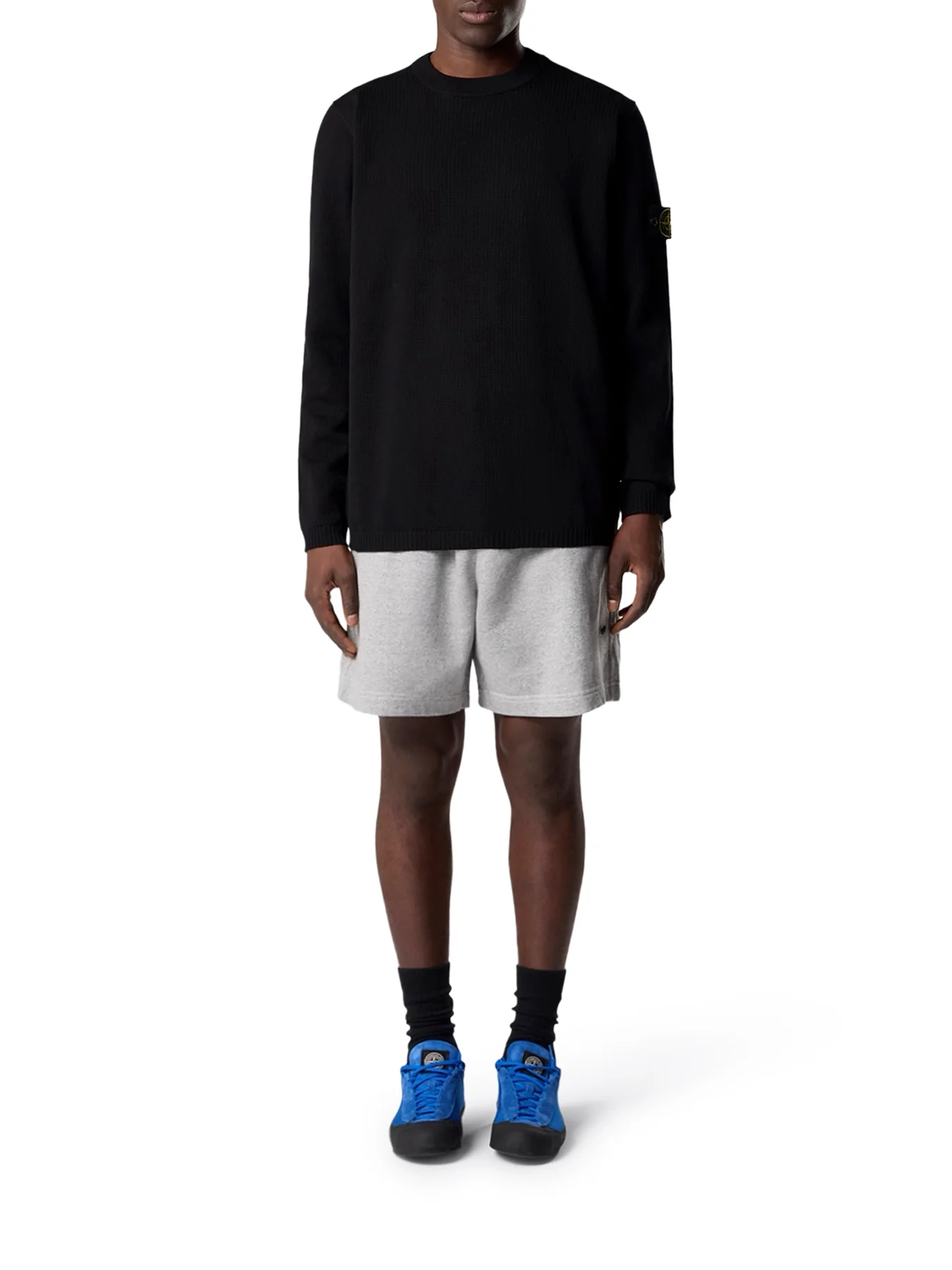 LOOSE FIT RIBBED CREW NECK SWEATER - Image 2