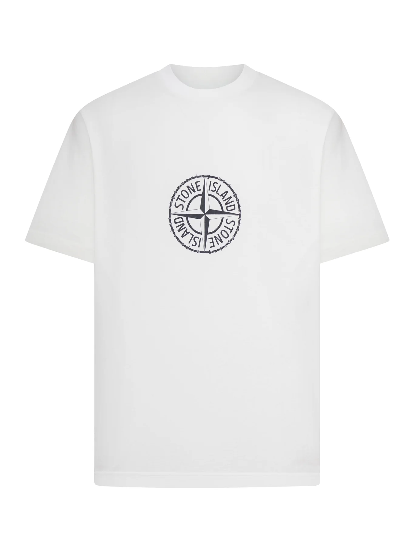 ORGANIC COTTON T-SHIRT WITH `ALL AROUND COMPASS` PRINT