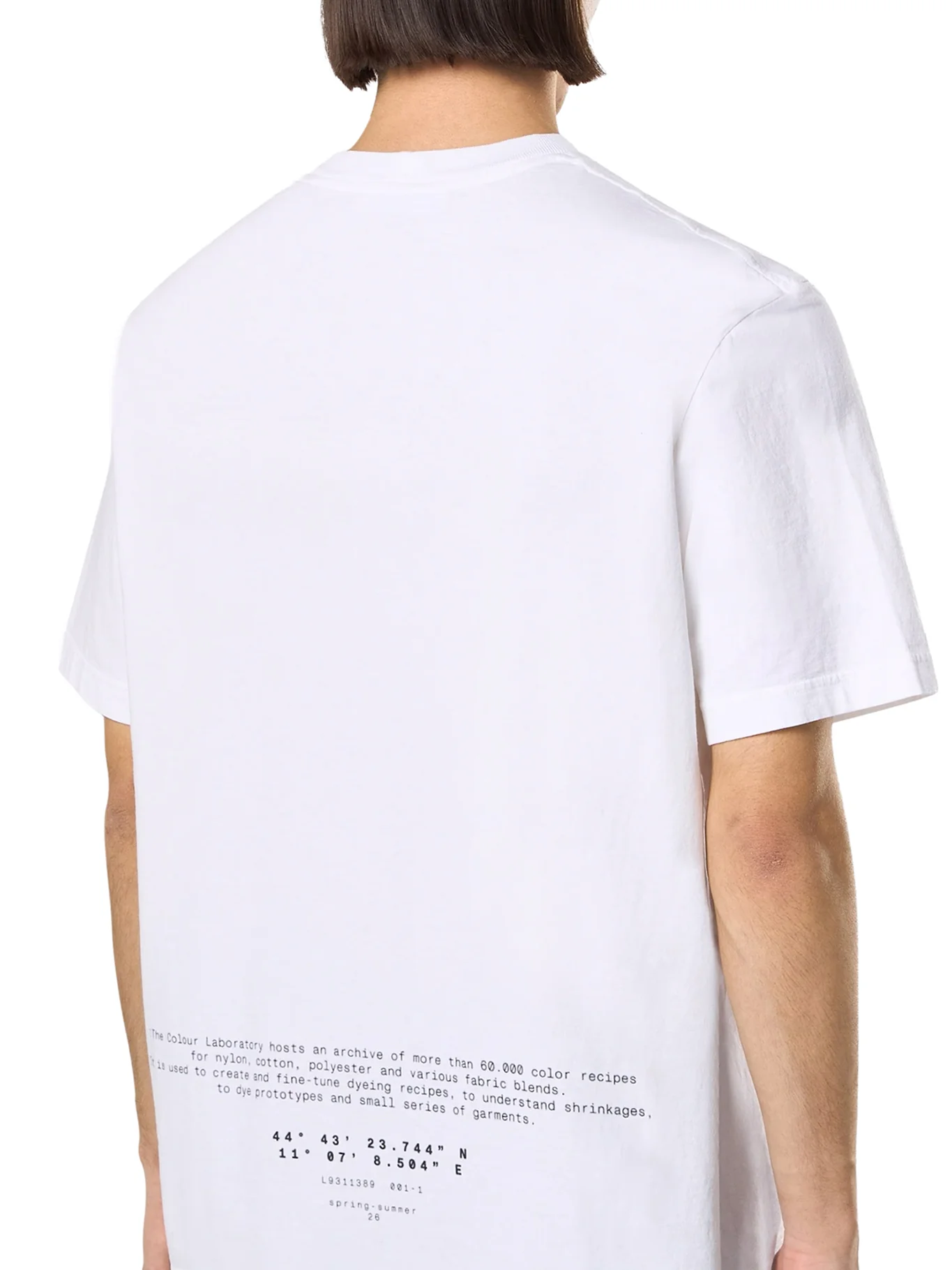 ORGANIC COTTON T-SHIRT WITH `ALL AROUND COMPASS` PRINT - Image 4
