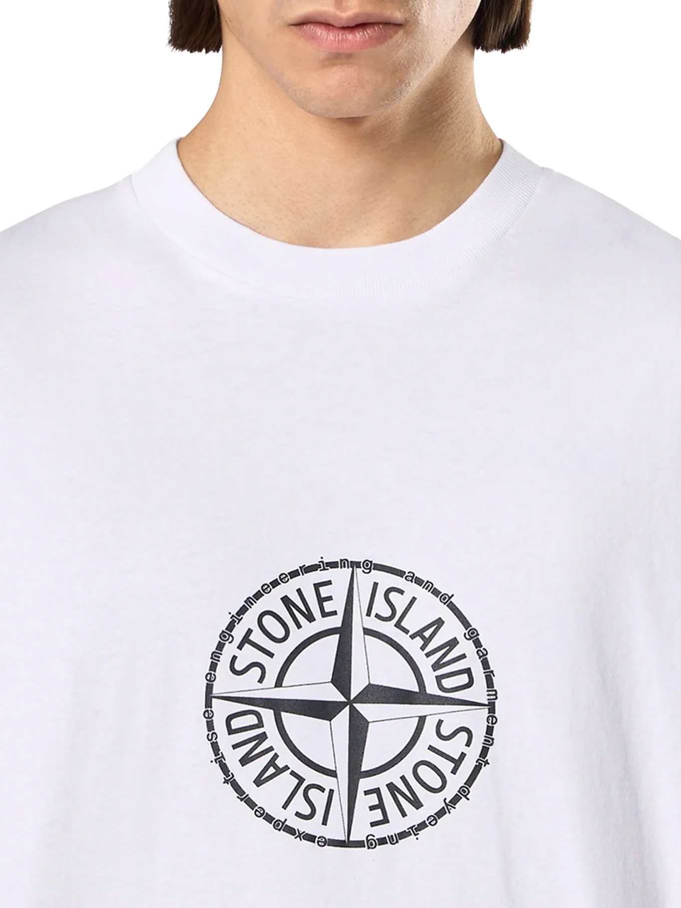 ORGANIC COTTON T-SHIRT WITH `ALL AROUND COMPASS` PRINT - Image 5