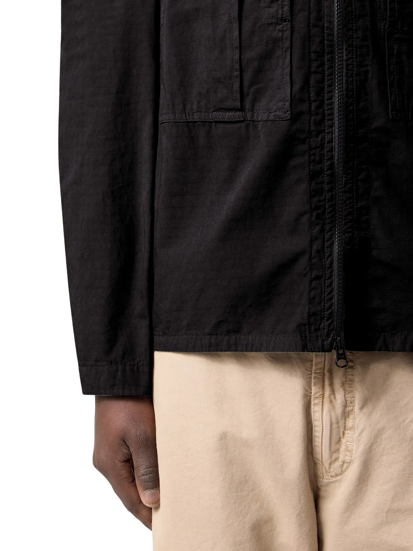 OVERSHIRT IN MERCERIZED ORGANIC COTTON RIPSTOP - Image 5