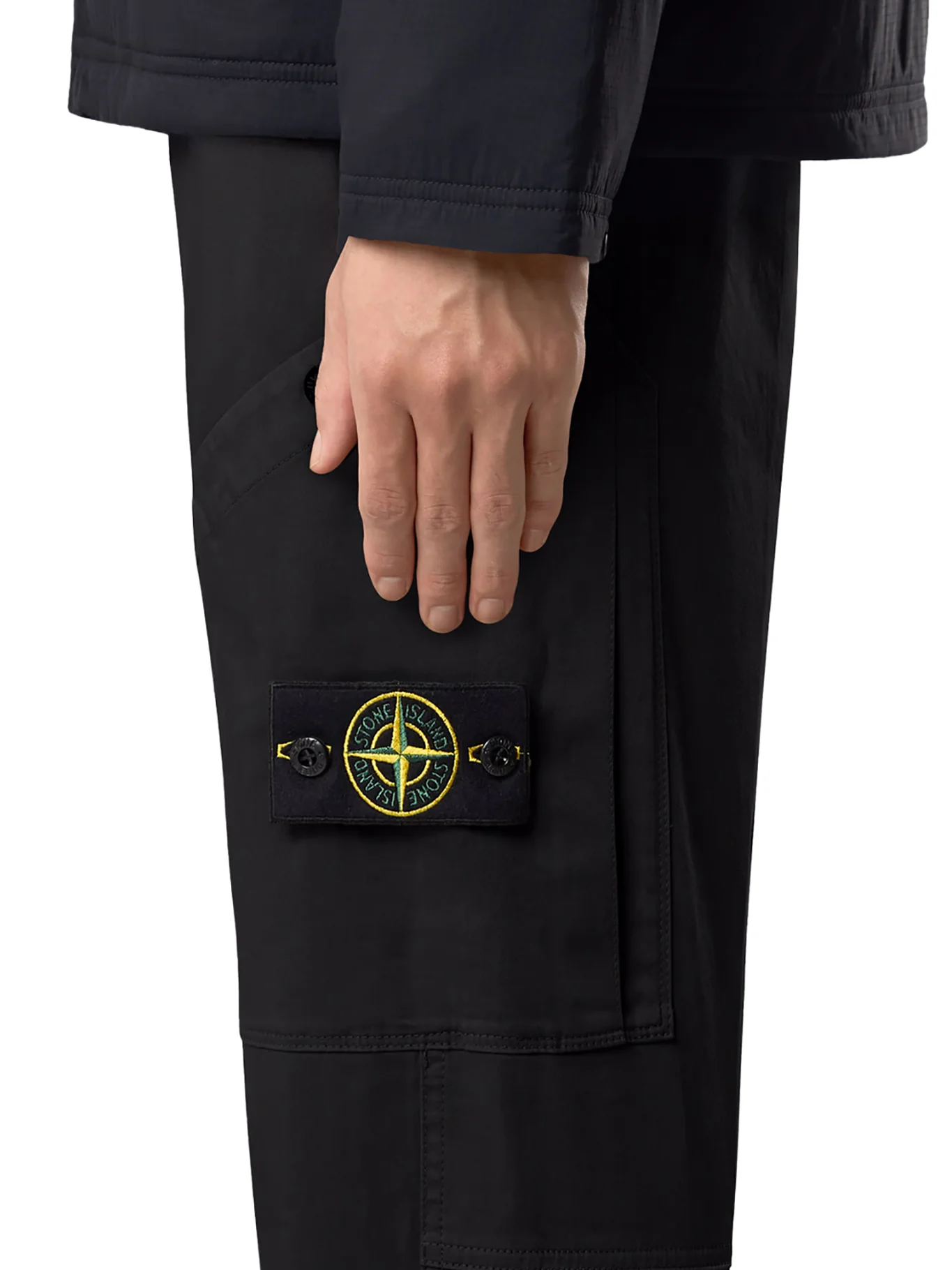 REGULAR COTTON TROUSERS WITH LOGO - Image 4