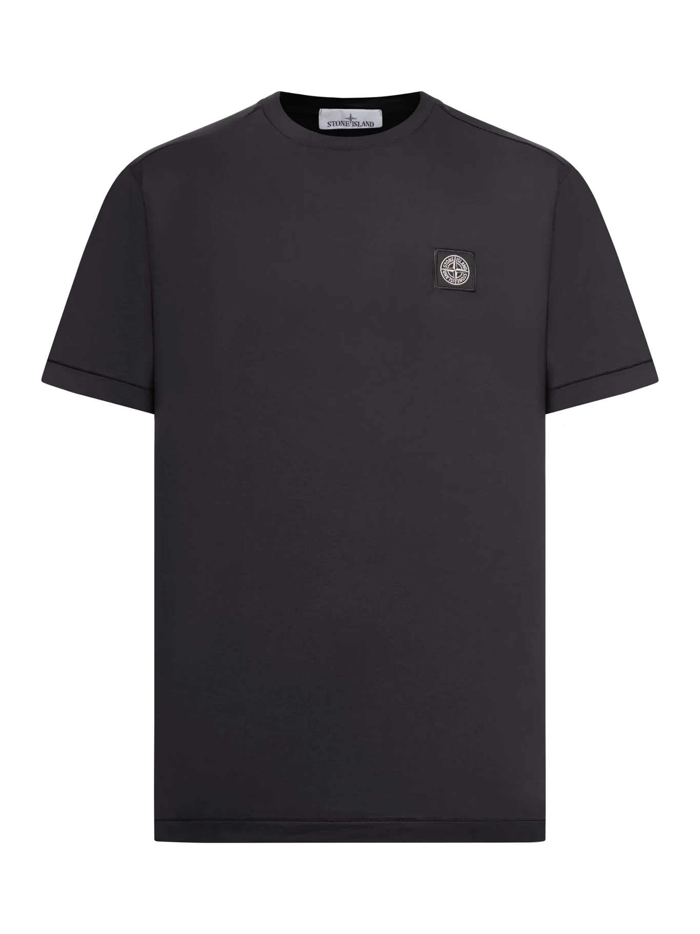 SHORT-SLEEVE T-SHIRT WITH COMPASS PATCH BLACK