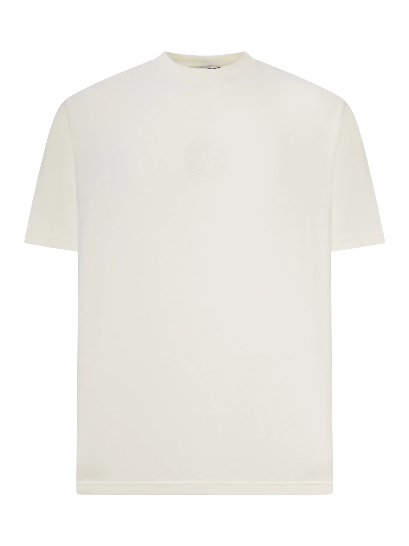 T-SHIRT WITH COMPASS LOGO PRINT