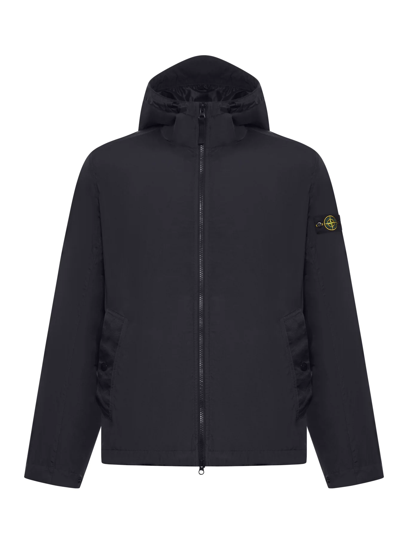 TECHNICAL FABRIC JACKET WITH COMPASS LOGO