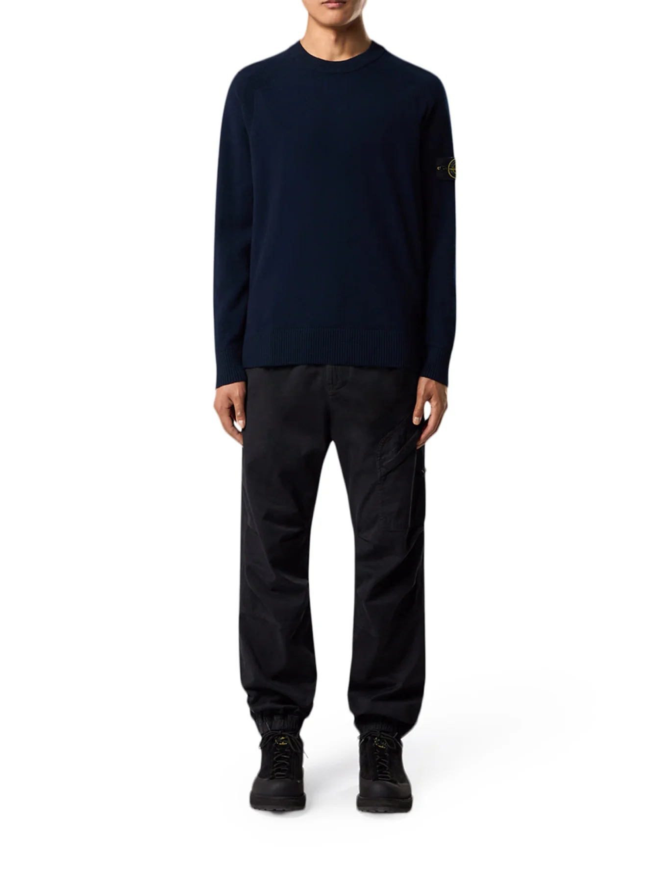 COMPASS LOGO CREW NECK WOOL SWEATER - Image 2