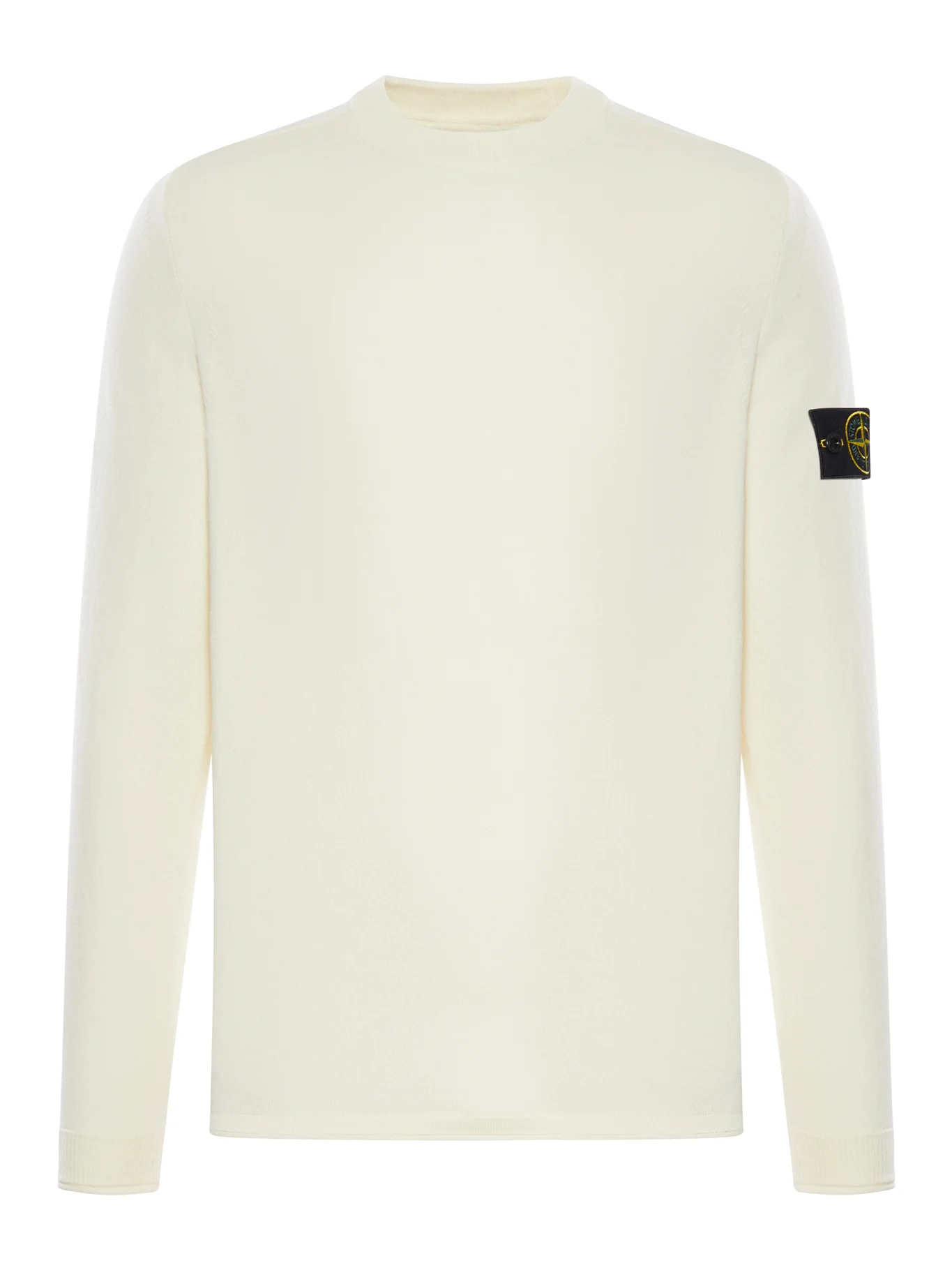 COTTON SWEATER WITH COMPASS LOGO