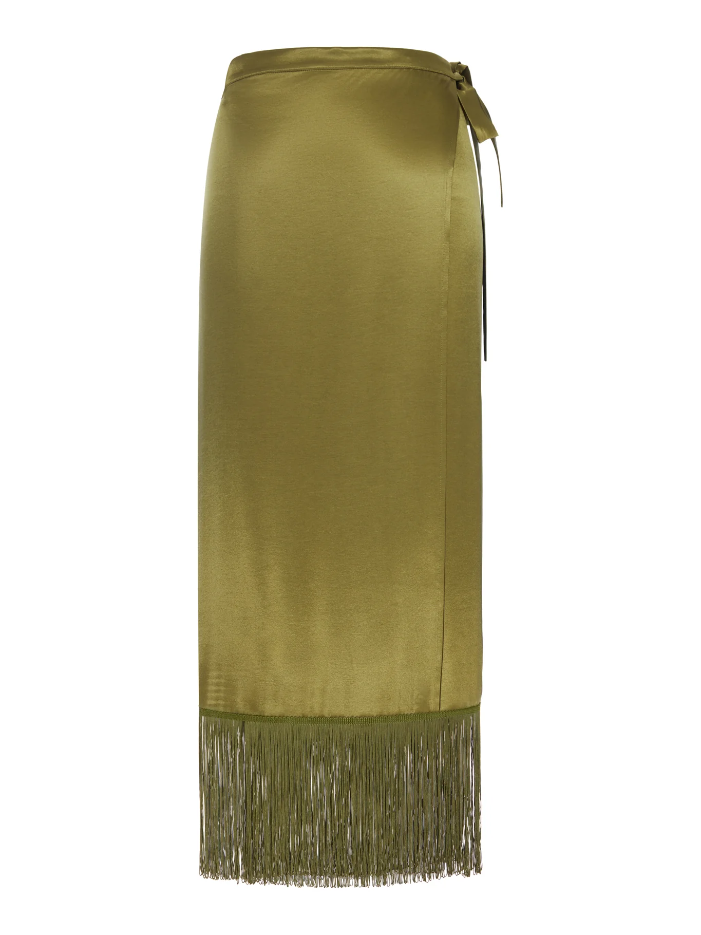 SILK PAREO SKIRT WITH WRAP CLOSURE