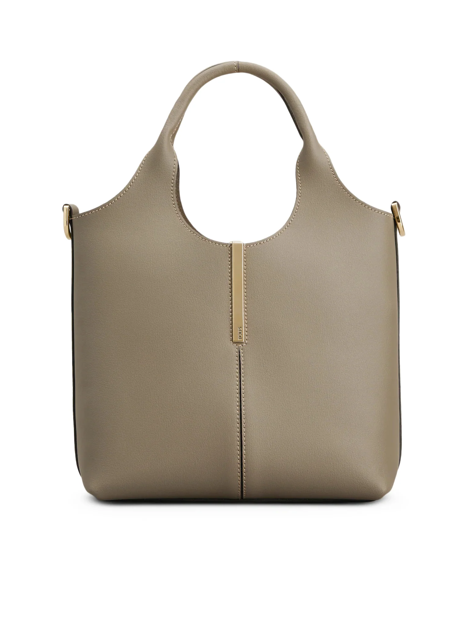 MINI LEATHER TOTE SHOPPING BAG