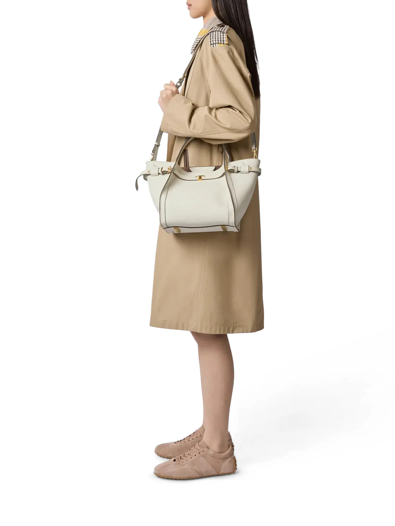 SMALL LEATHER SHOPPING BAG - Image 2