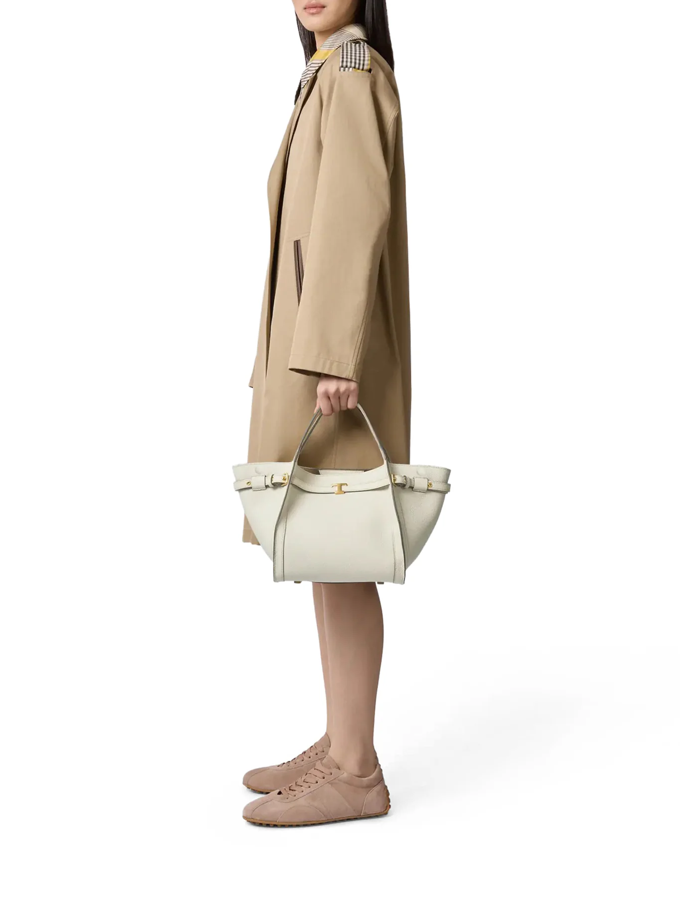 SMALL LEATHER SHOPPING BAG - Image 3