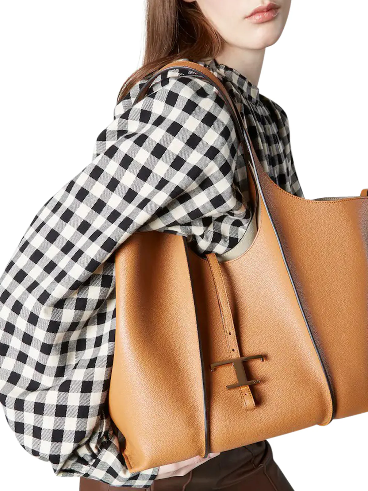 TIMELESS SHOPPING BAG IN LEATHER MEDIUM - Image 2