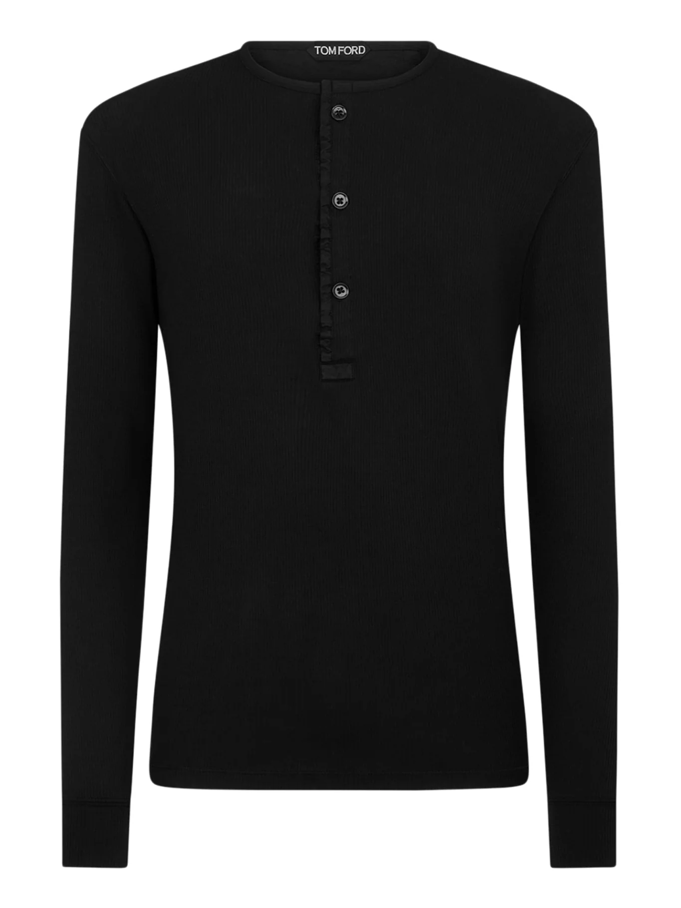 HENLEY COTTON T-SHIRT