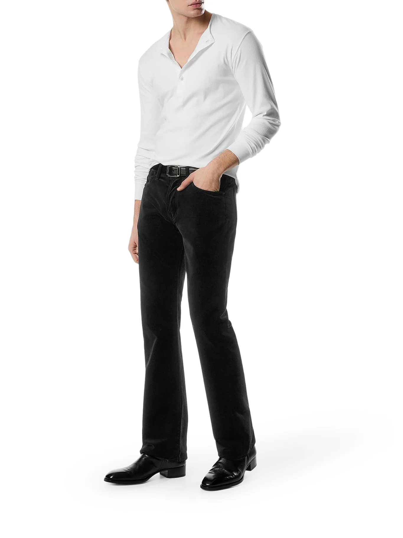 HENLEY COTTON T-SHIRT - Image 2