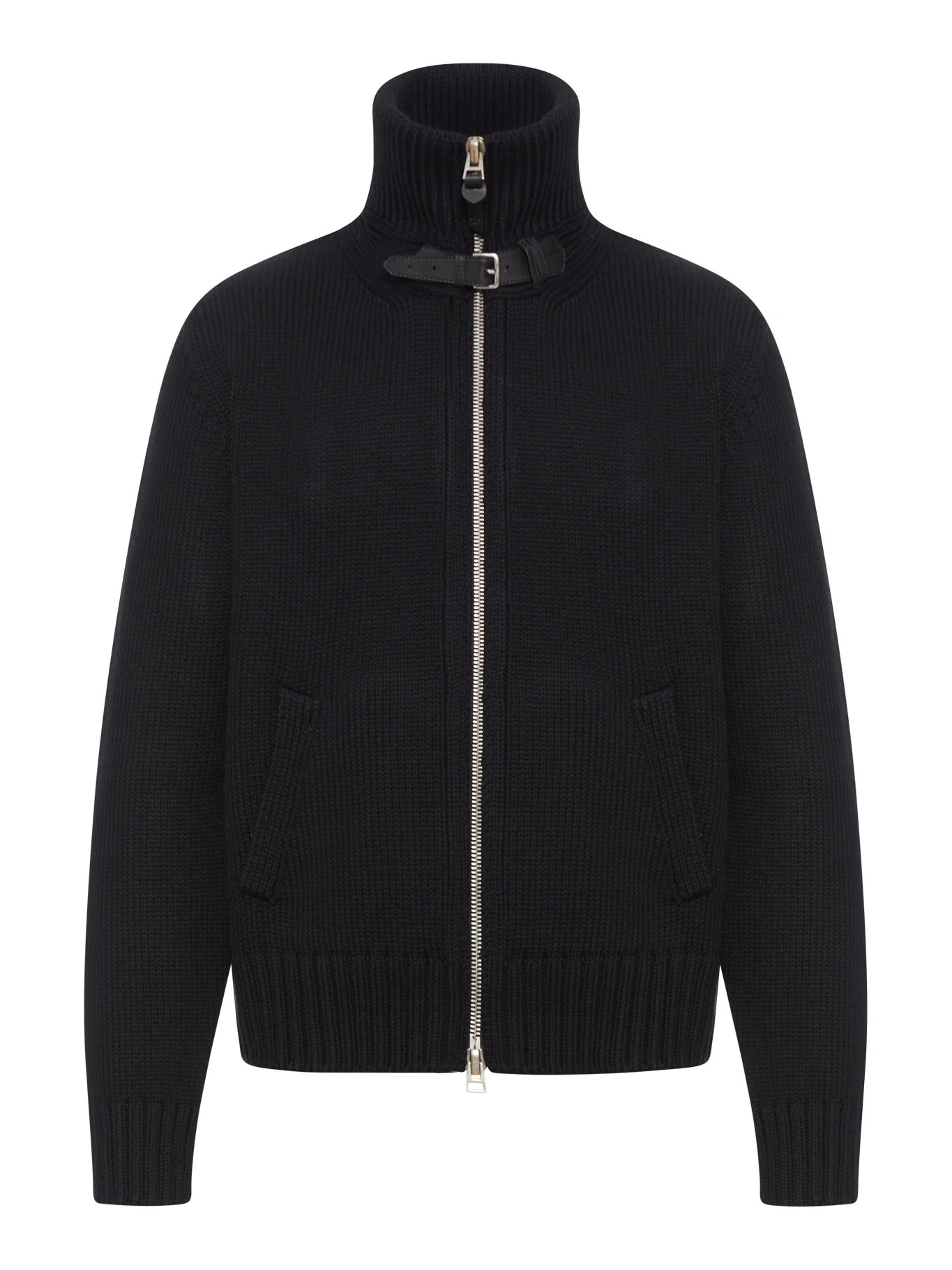 MERINO WOOL JACKET WITH ZIP