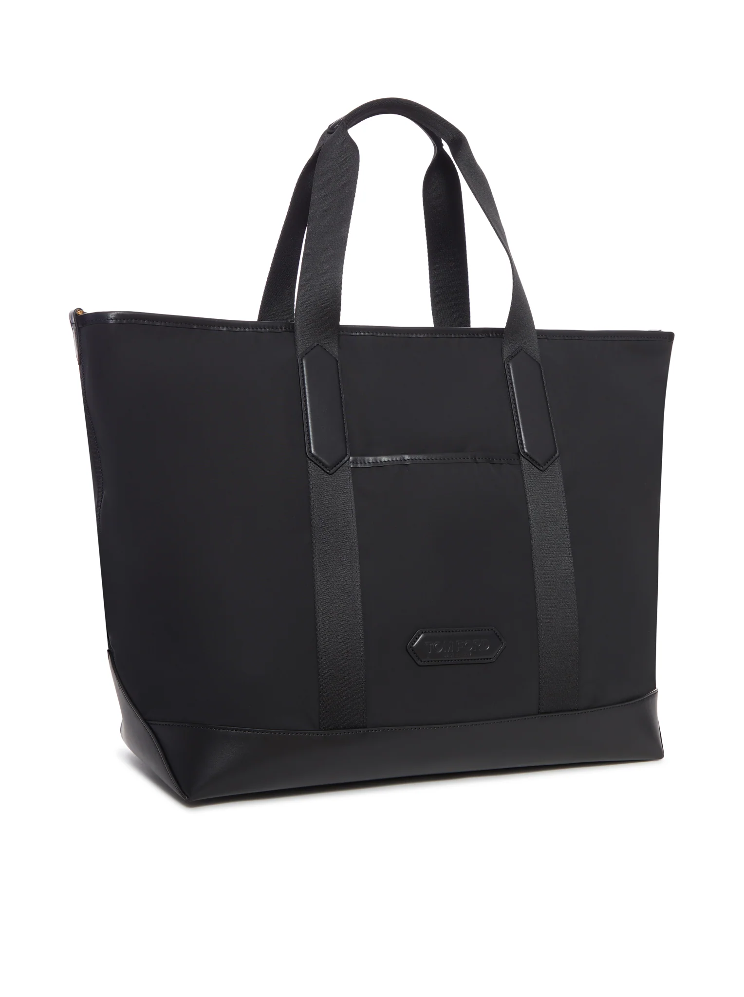 NYLON AND LEATHER TOTE BAG - Image 2