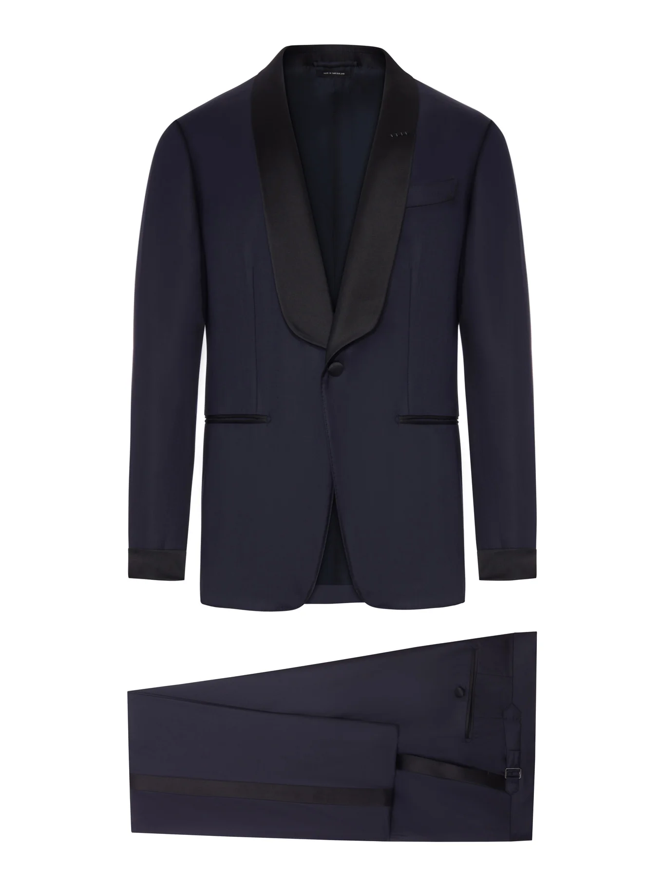 O`CONNOR WOOL AND SILK TWILL EVENING DRESS