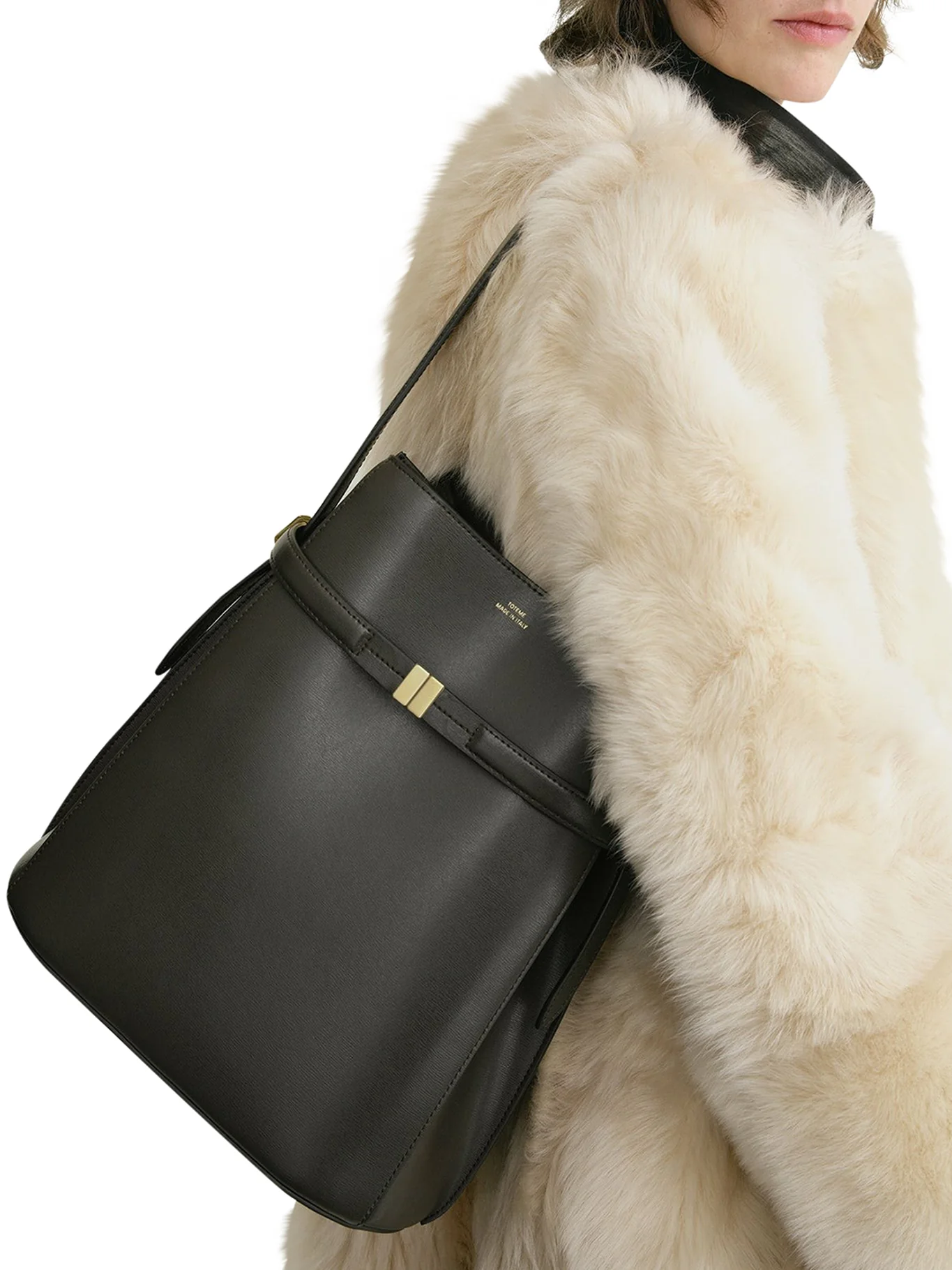 BELTED BUCKET BAG - Image 3