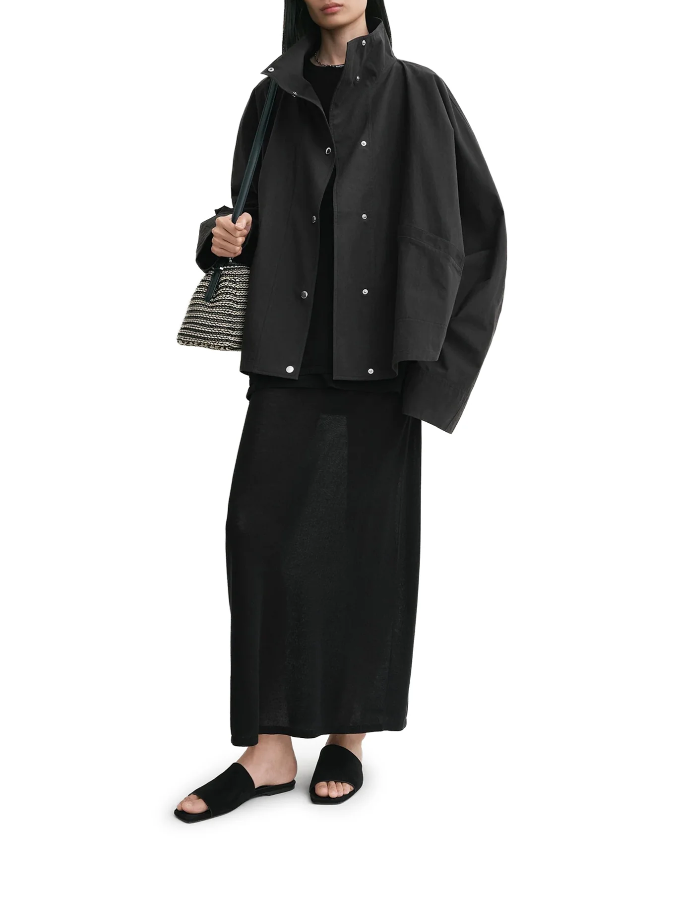 COTTON BLEND PARACHUTE JACKET - Image 2