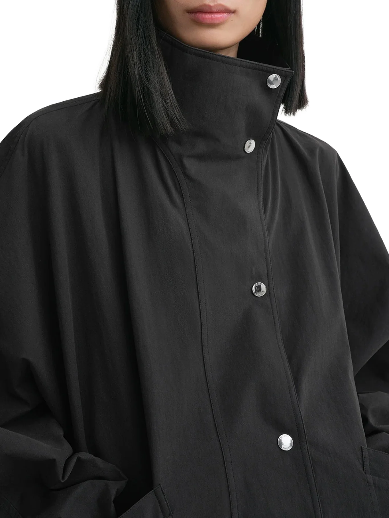 COTTON BLEND PARACHUTE JACKET - Image 5